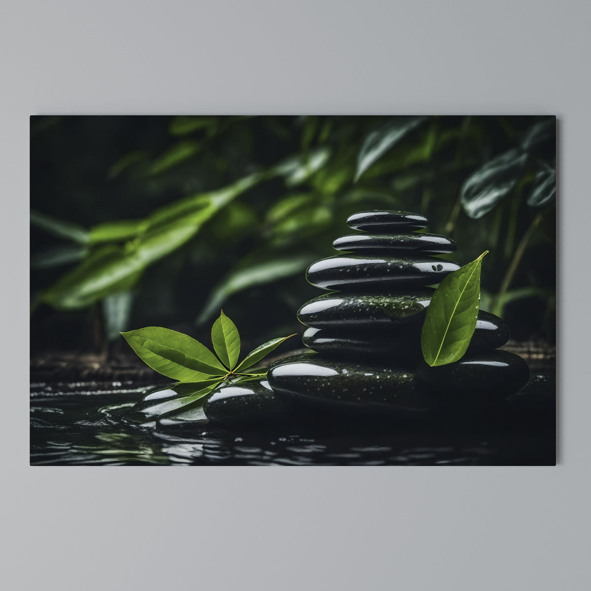 HARMONY STONES Cuadro en lienzo horizontal