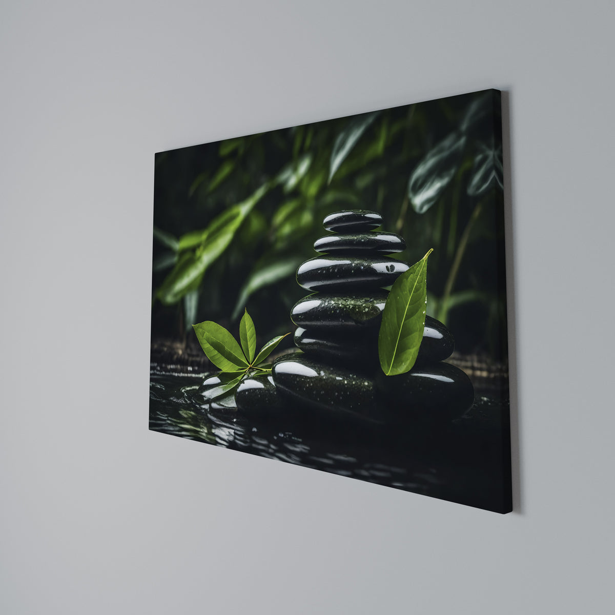 HARMONY STONES Cuadro en lienzo horizontal