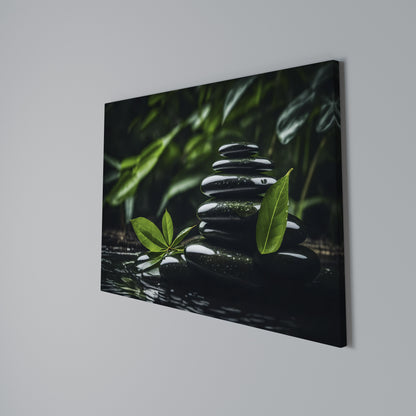 HARMONY STONES Cuadro en lienzo horizontal
