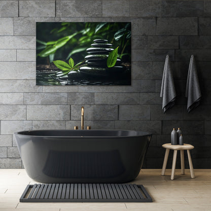 HARMONY STONES Cuadro en lienzo horizontal