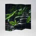 HARMONY STONES Biombo Decorativo de 5 Paneles