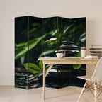 HARMONY STONES Biombo Decorativo de 5 Paneles