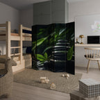HARMONY STONES Biombo Decorativo de 5 Paneles