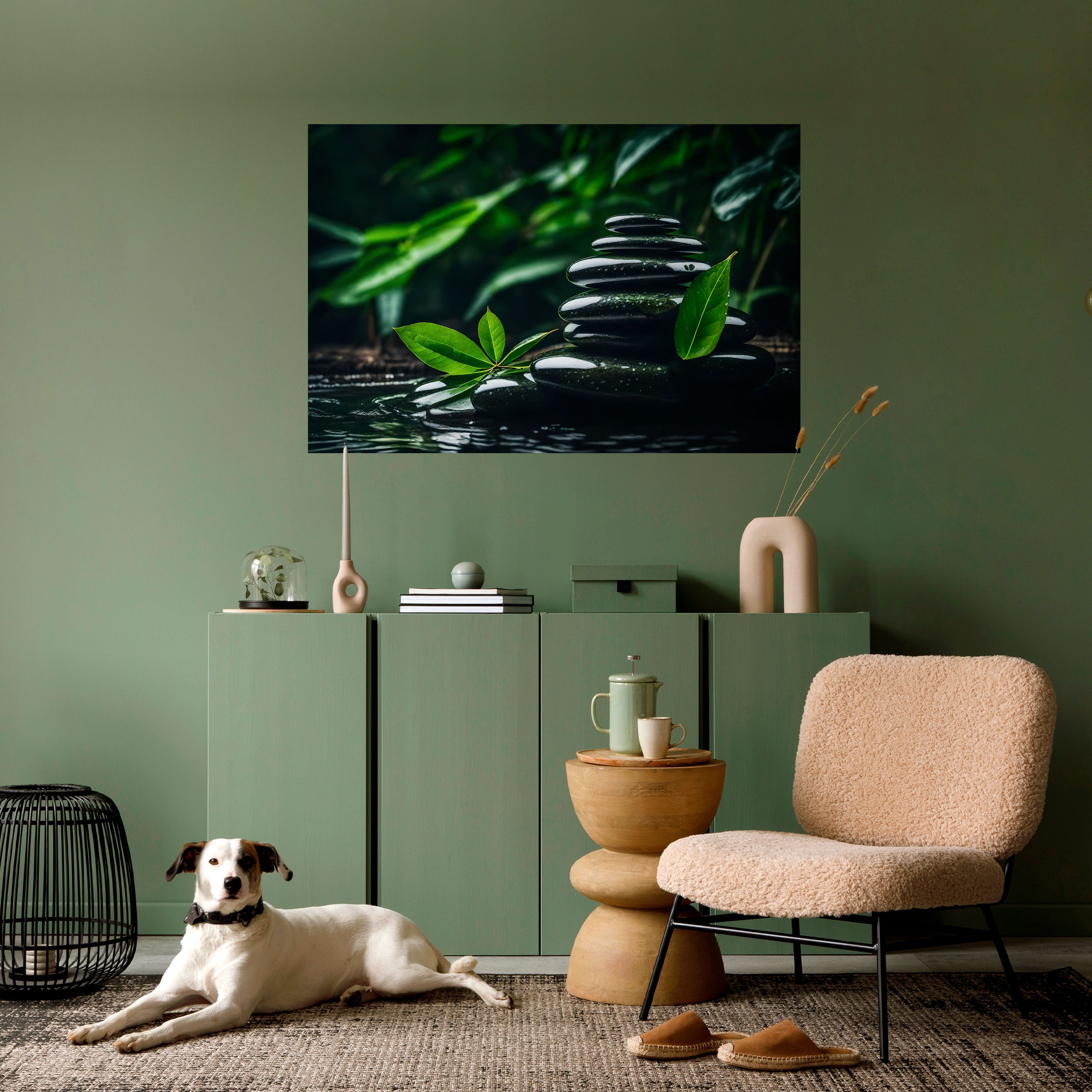 Póster horizontal autoadhesivo PIEDRAS DE LA ARMONÍA