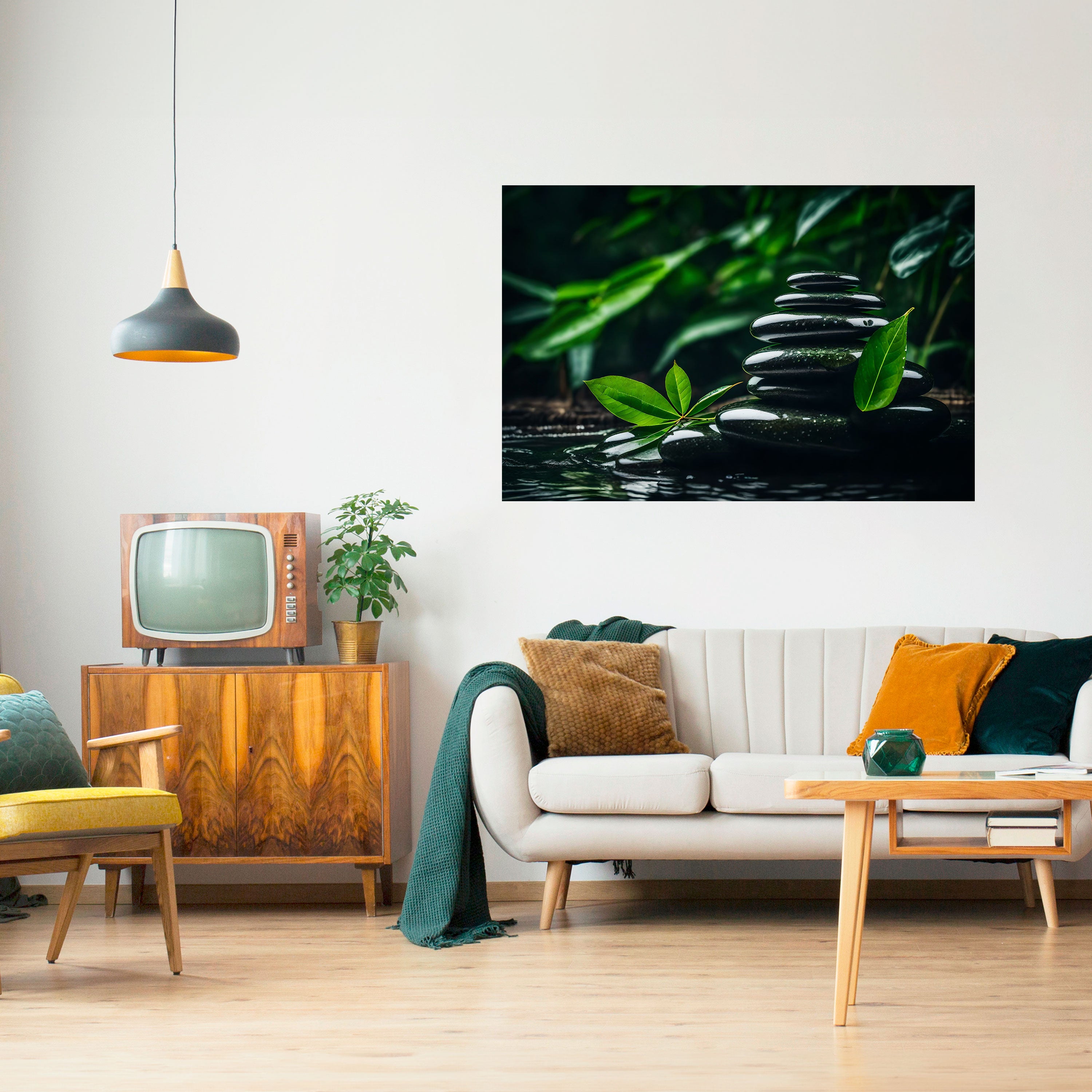 Póster horizontal autoadhesivo PIEDRAS DE LA ARMONÍA