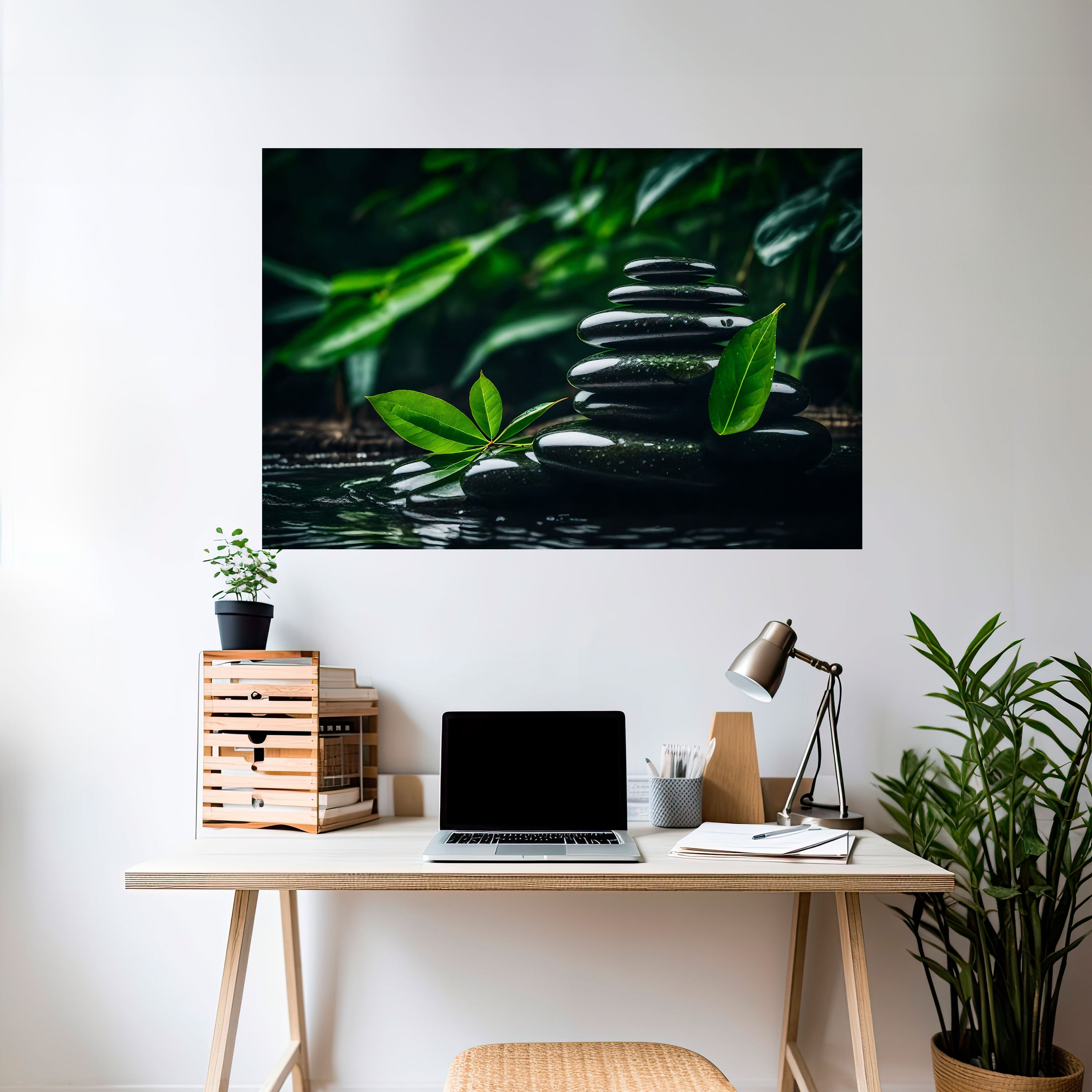 Póster horizontal autoadhesivo PIEDRAS DE LA ARMONÍA