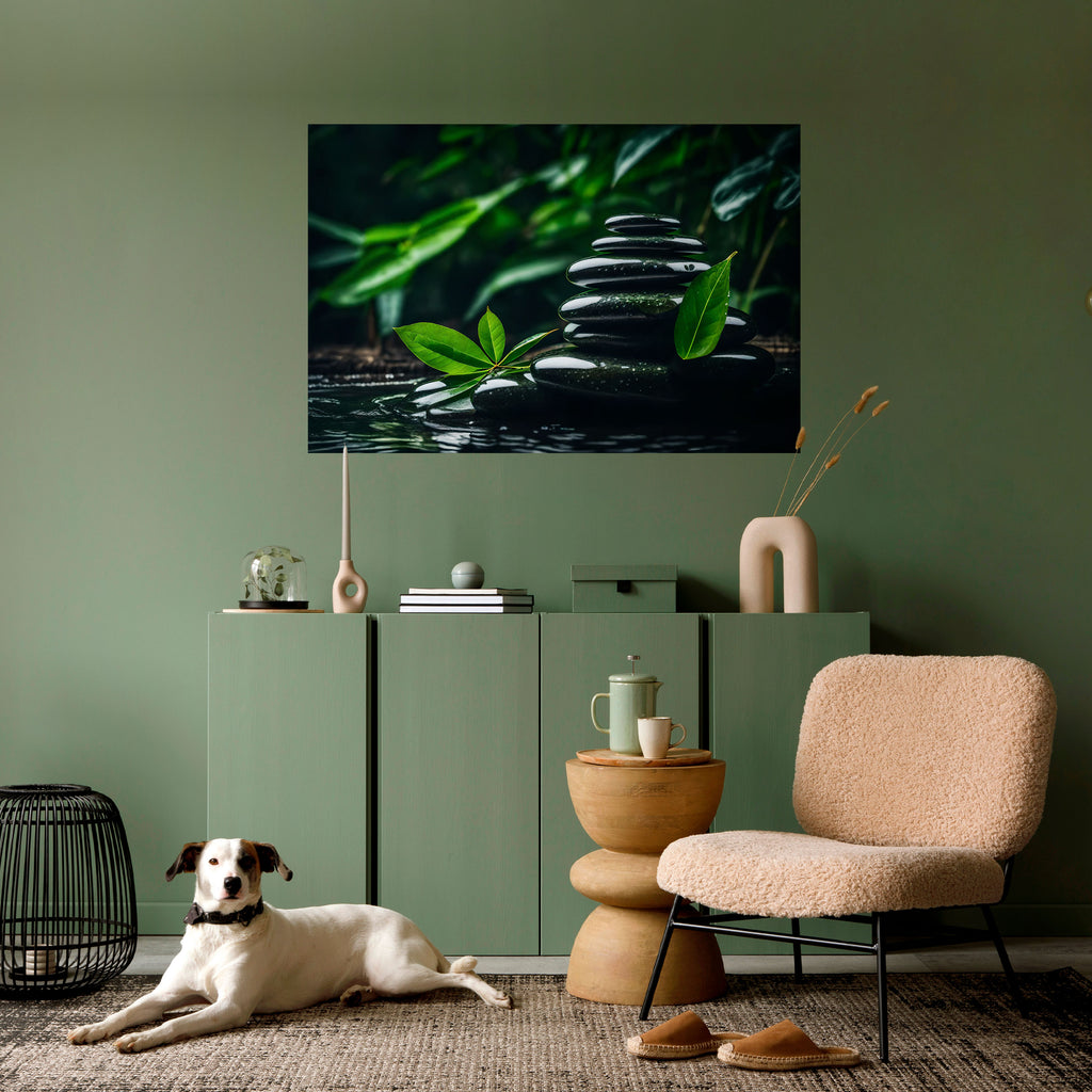 Póster horizontal autoadhesivo PIEDRAS DE LA ARMONÍA