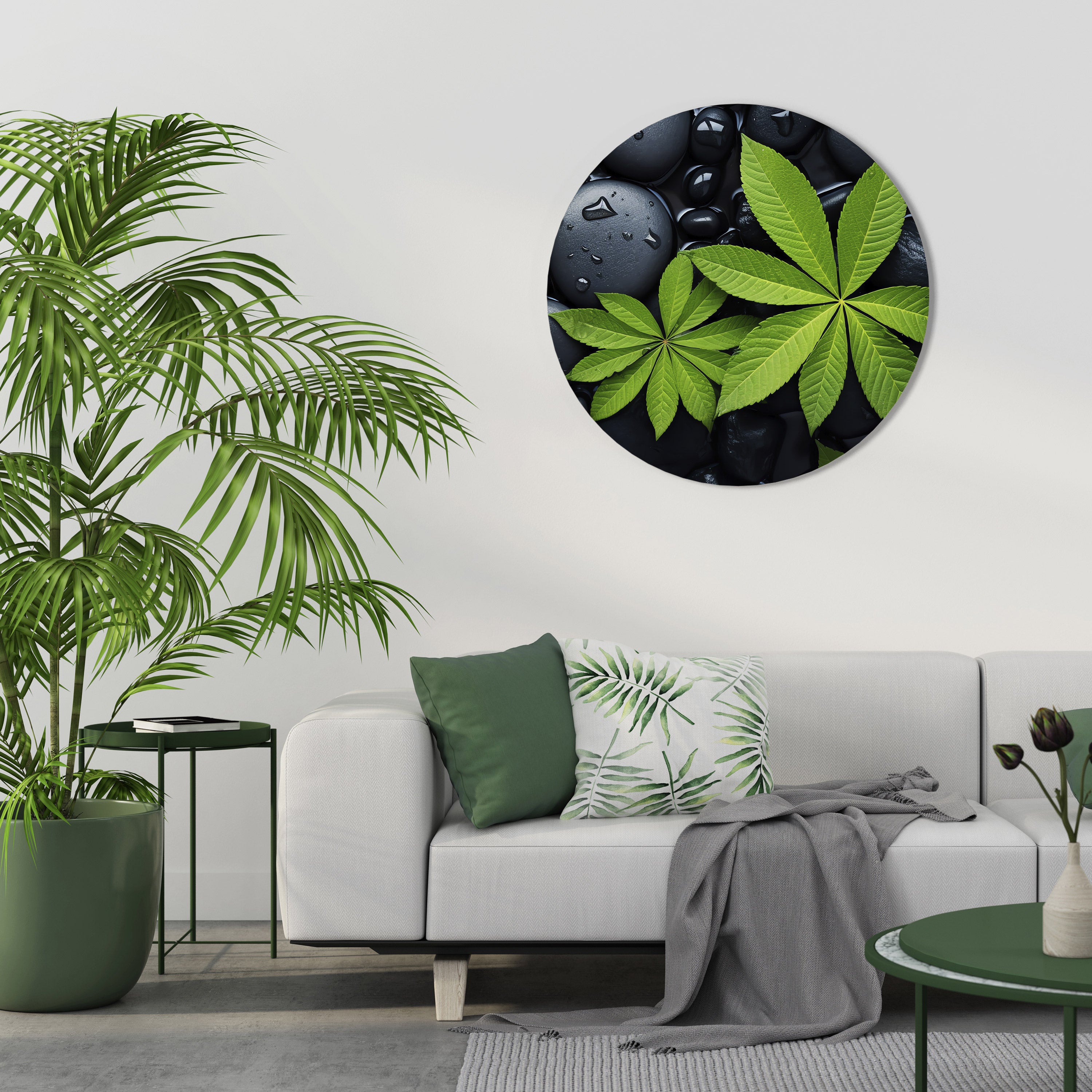 NATURE'S EMBRACE Round Wall Art