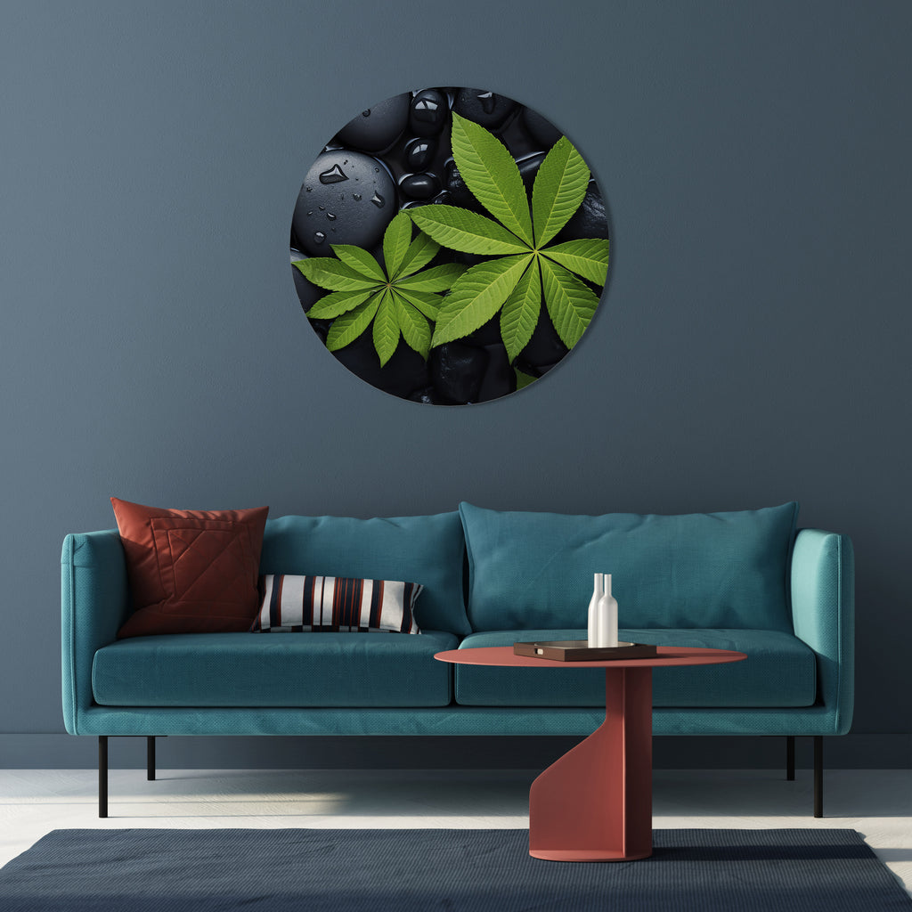 NATURE'S EMBRACE Round Wall Art