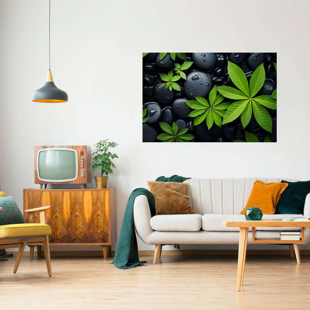 Póster horizontal autoadhesivo EL ABRAZO DE LA NATURALEZA