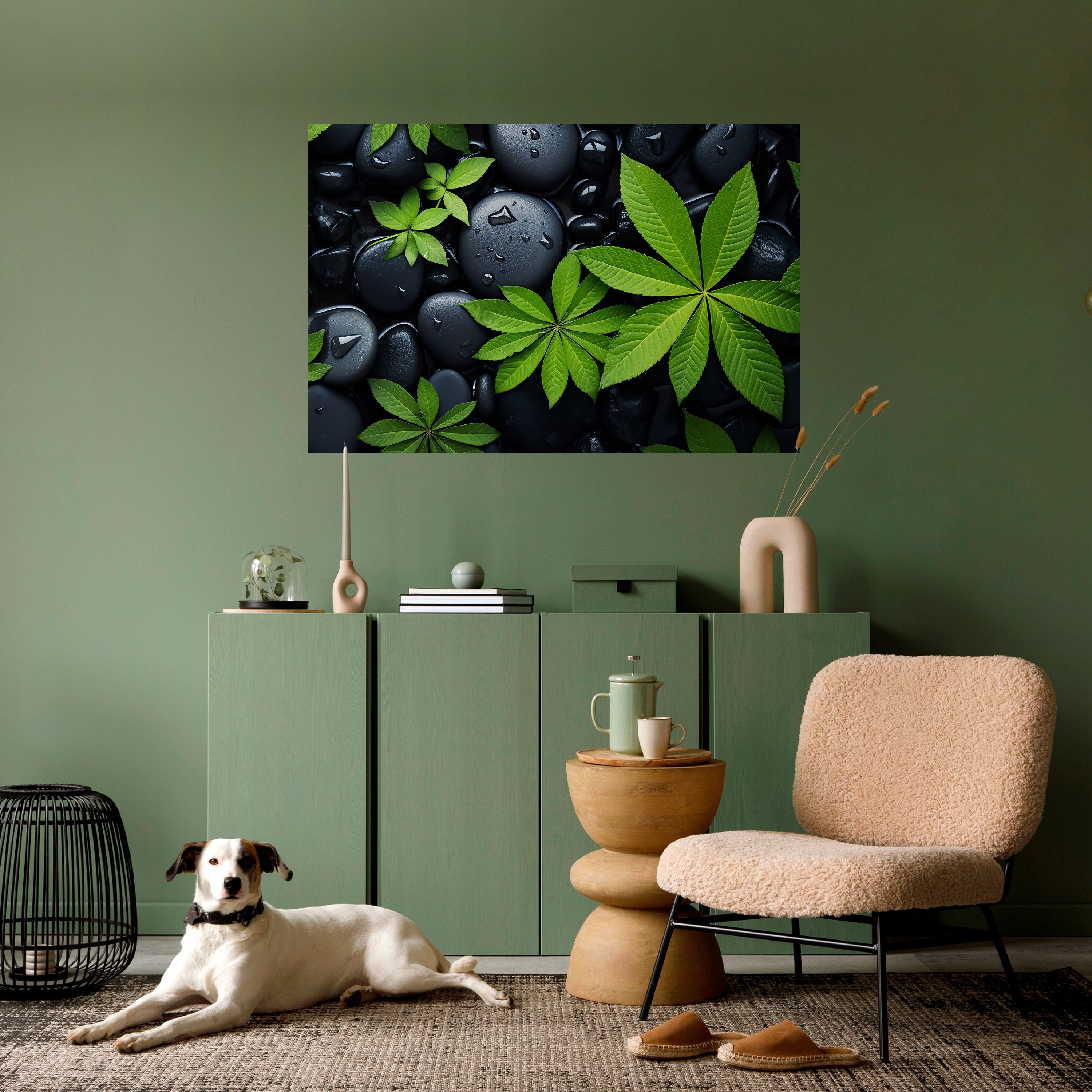 Póster horizontal autoadhesivo EL ABRAZO DE LA NATURALEZA