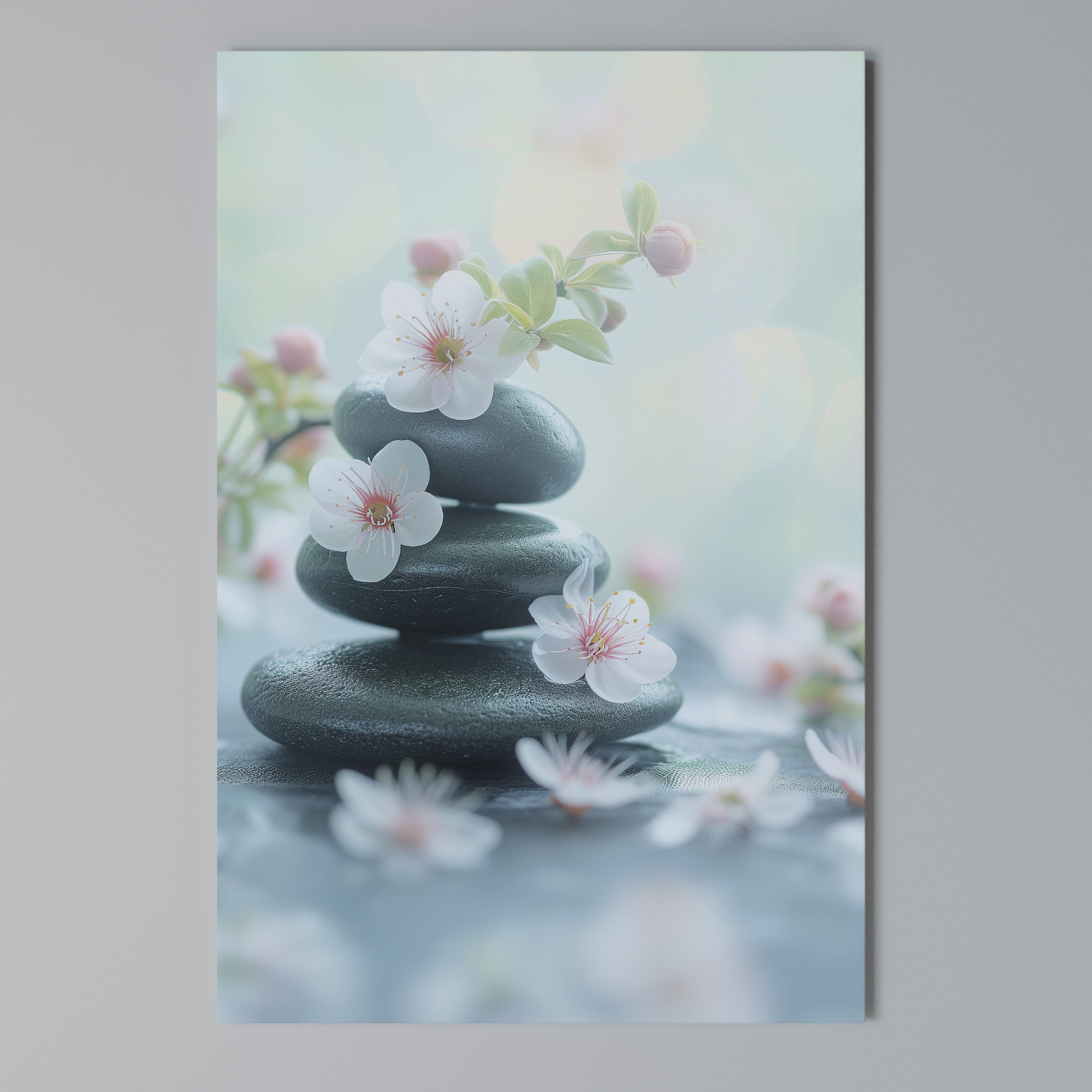 MINDFUL MOMENTS Cuadro en lienzo vertical