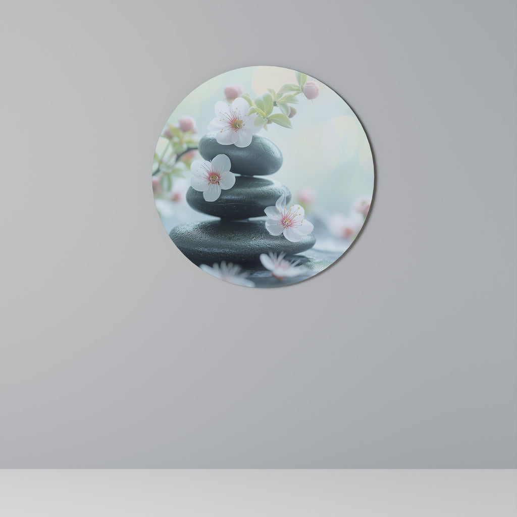 MINDFUL MOMENTS Round Wall Art