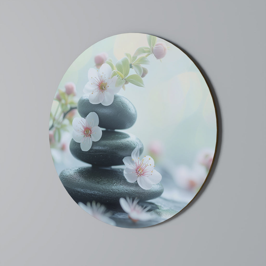 MINDFUL MOMENTS Round Wall Art