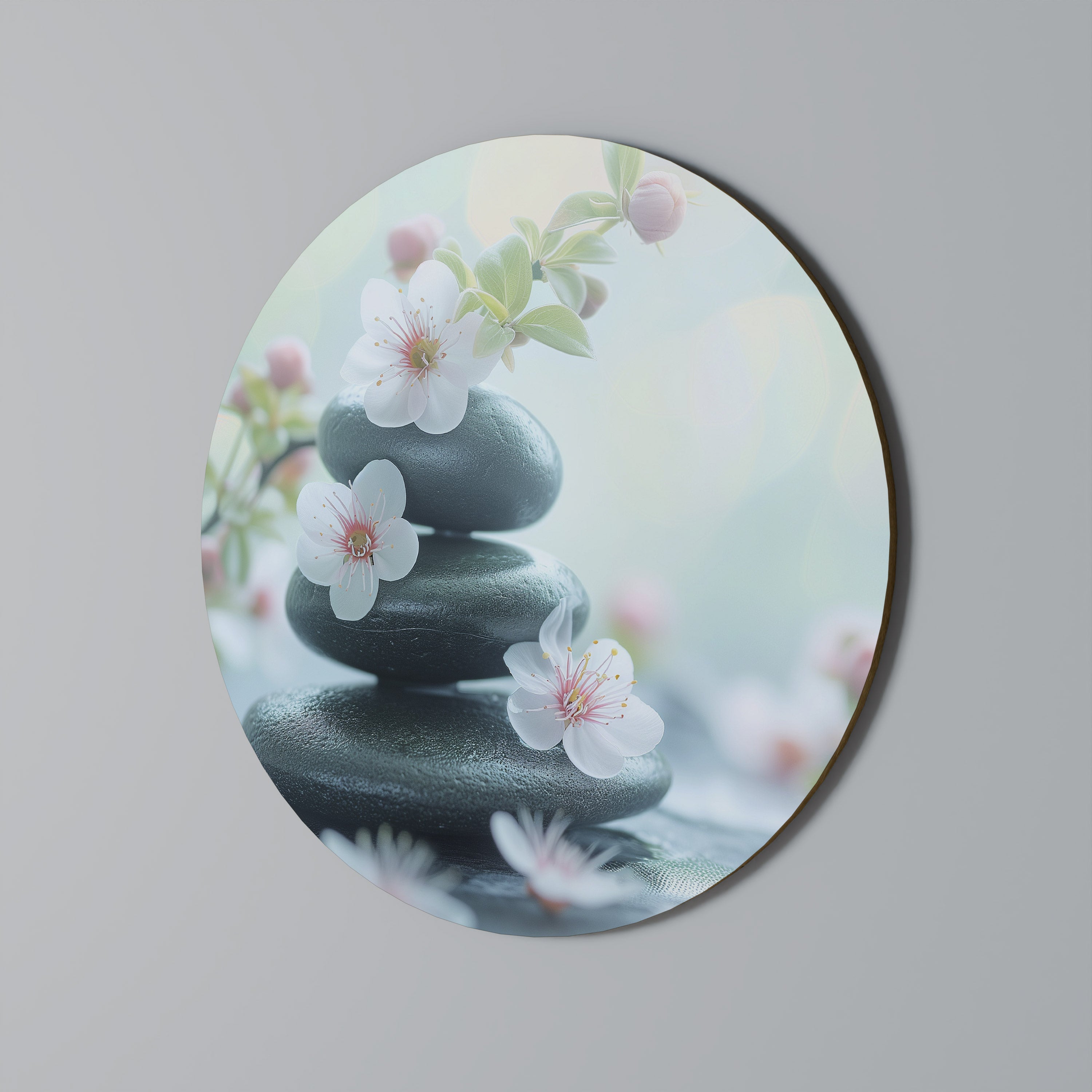 MINDFUL MOMENTS Round Wall Art