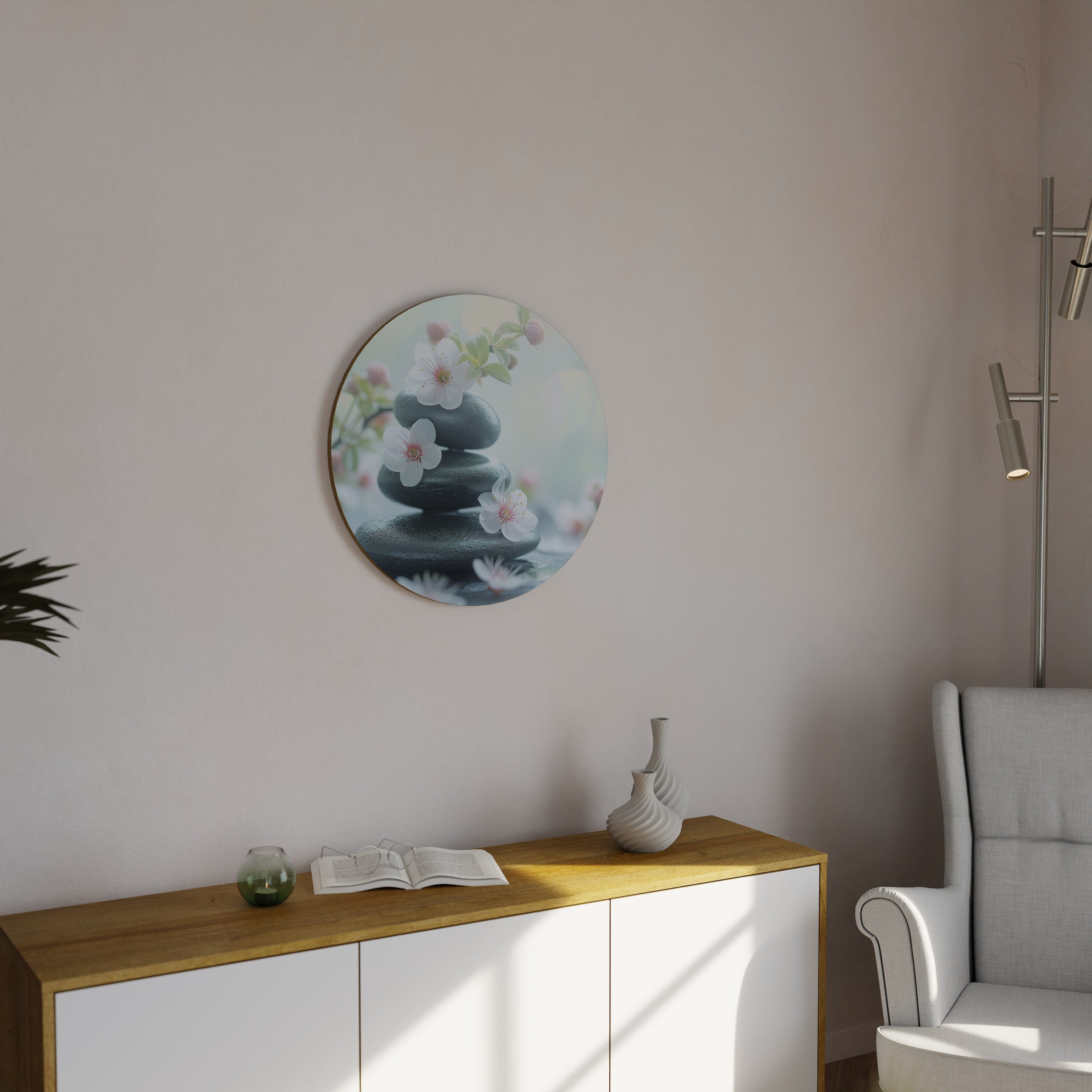 MINDFUL MOMENTS Round Wall Art