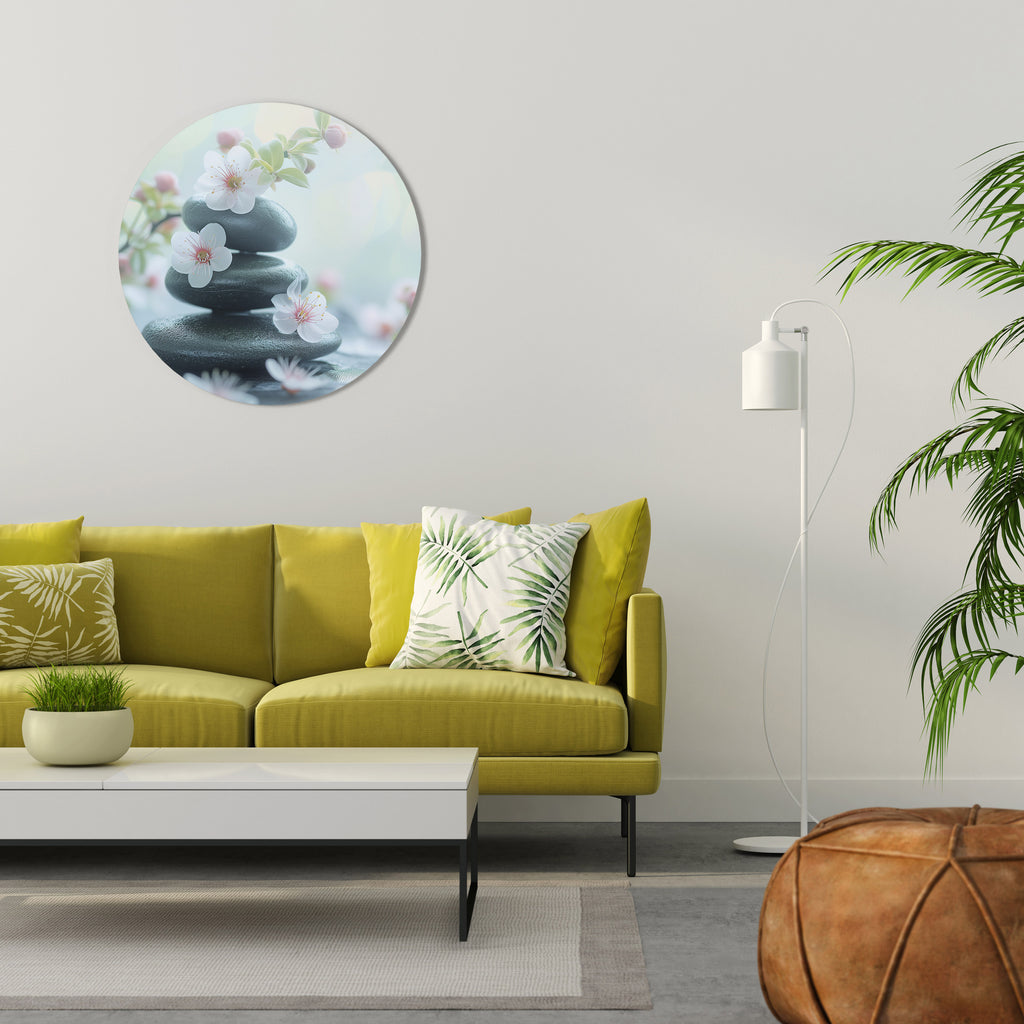 MINDFUL MOMENTS Round Wall Art