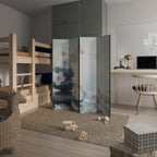 MINDFUL MOMENTS Decorative 4-Panel Room Divider