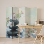 MINDFUL MOMENTS Biombo Decorativo de 5 Paneles