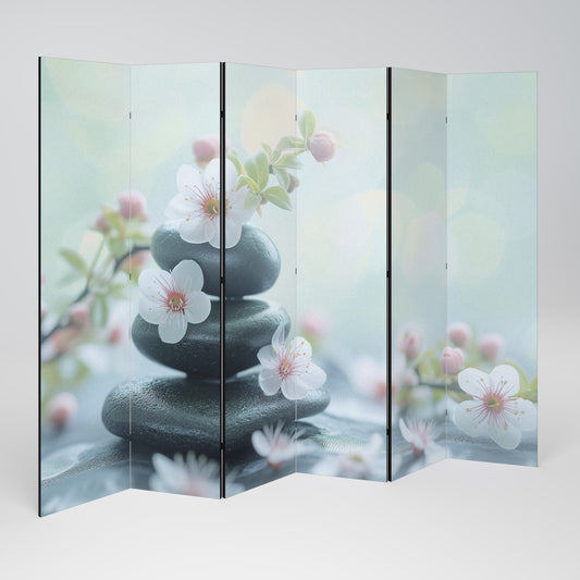 MINDFUL MOMENTS Biombo de 6 paneles