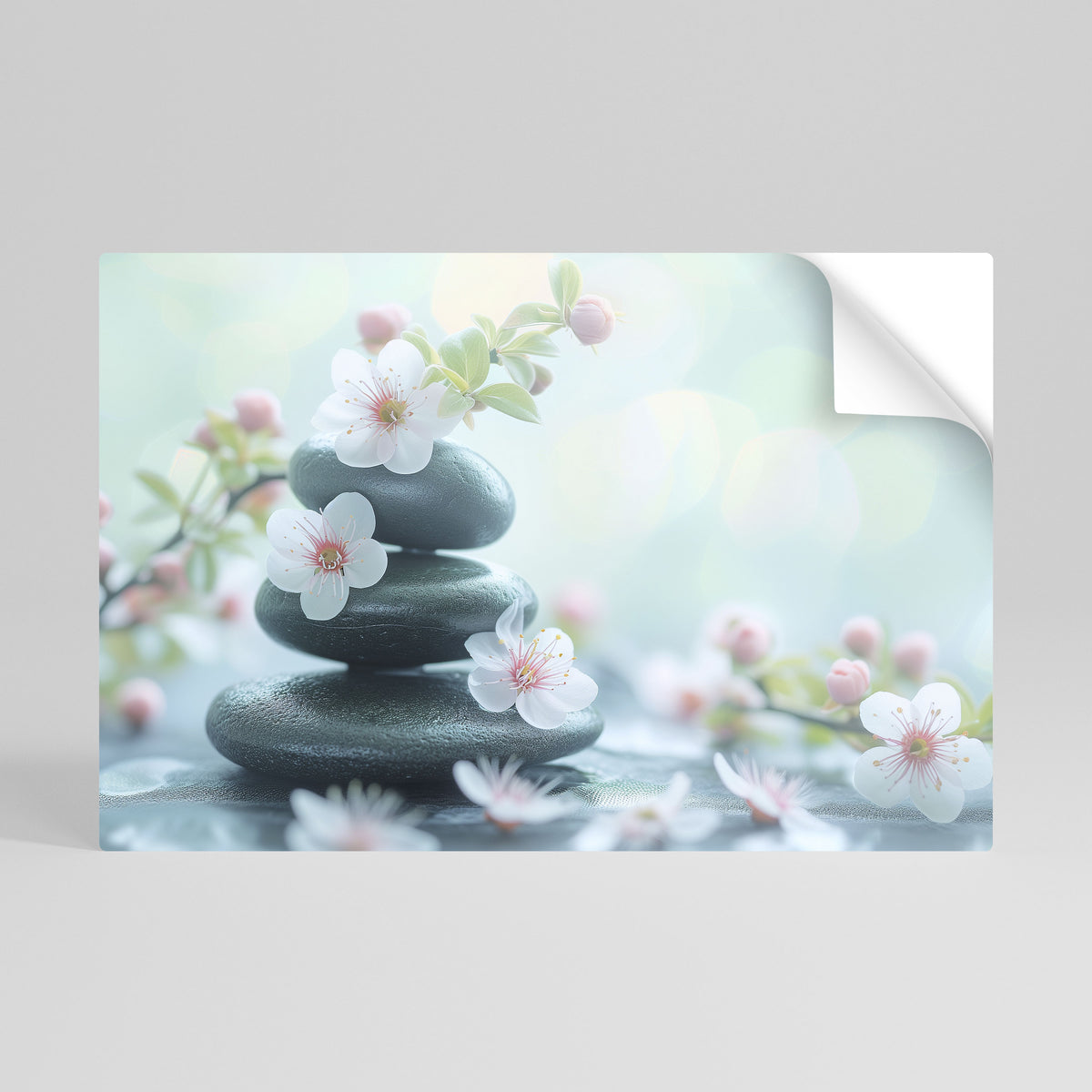 MINDFUL MOMENTS Peel and Stick Horizontal Poster