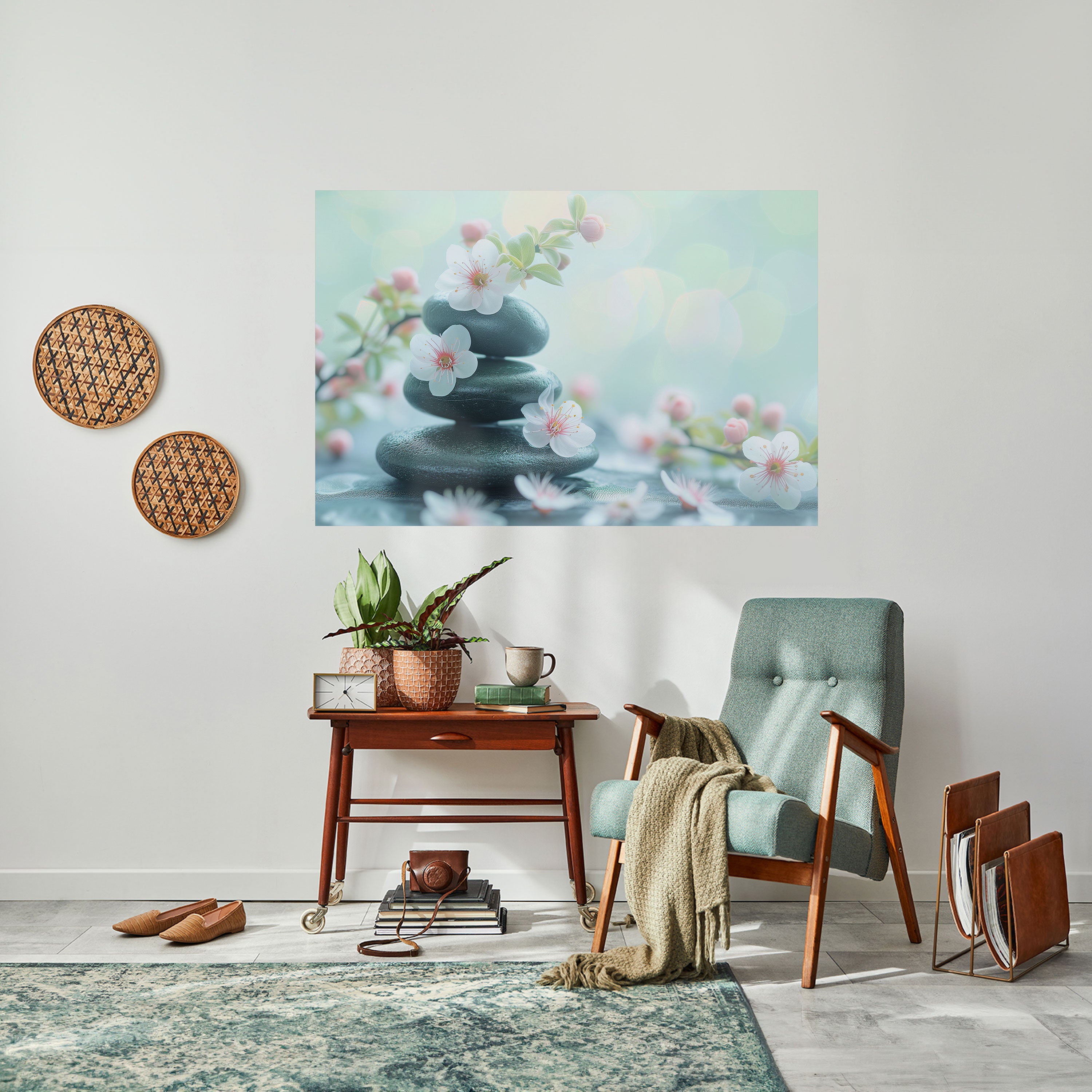 MOMENTOS DE CONSCIENCIA Póster horizontal autoadhesivo