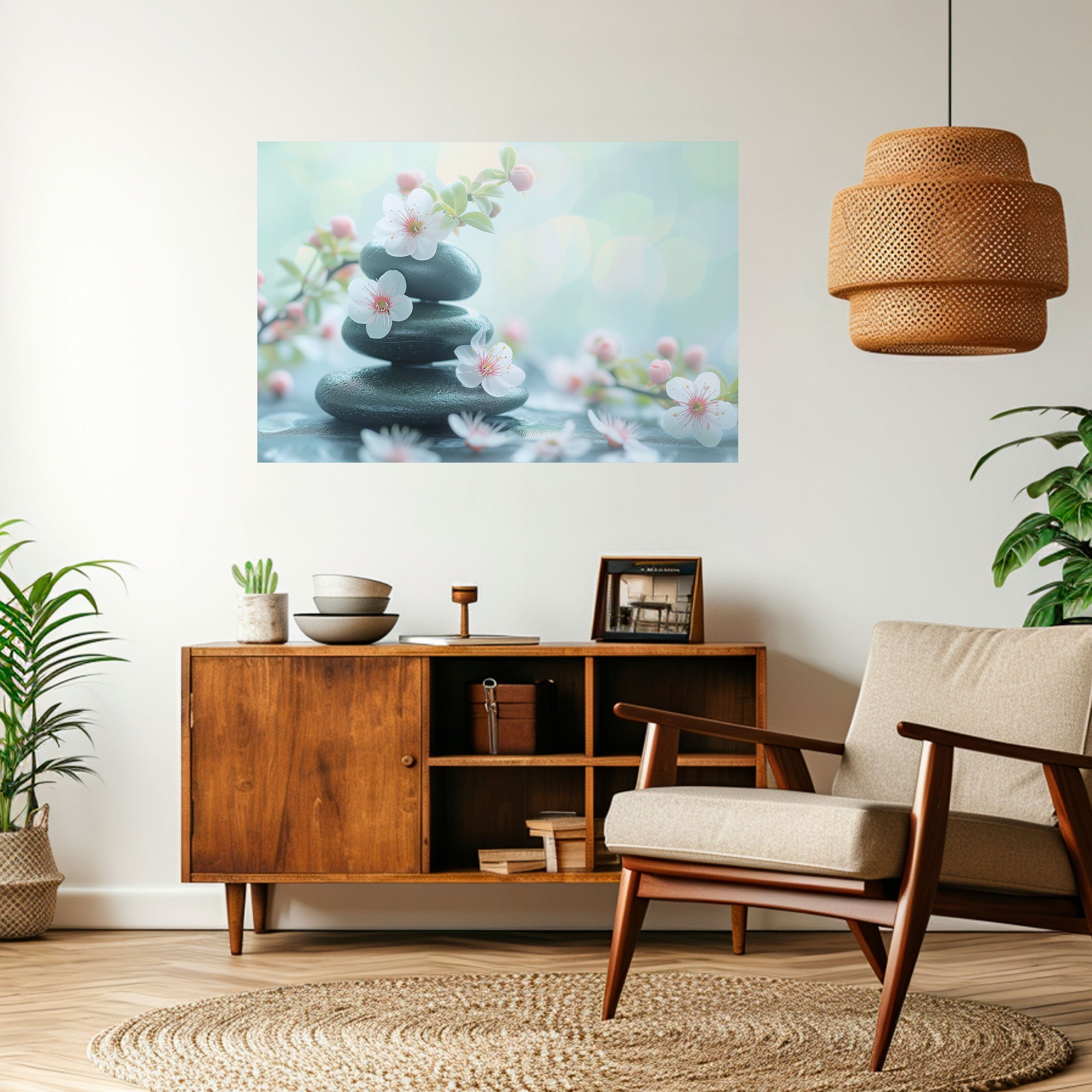 MOMENTOS DE CONSCIENCIA Póster horizontal autoadhesivo