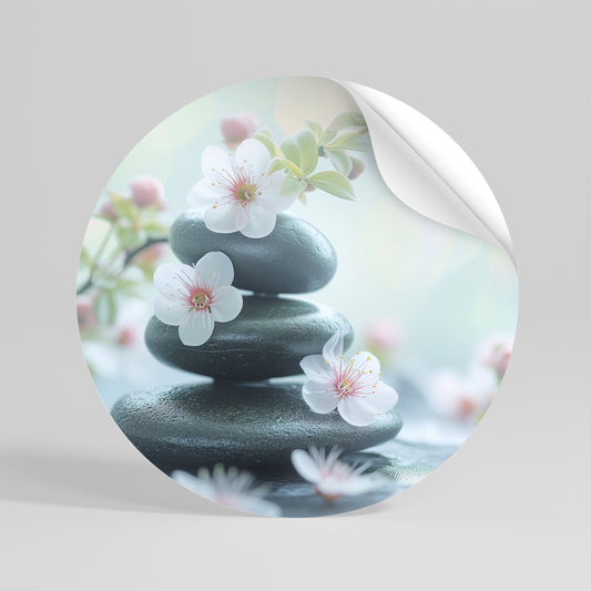 MINDFUL MOMENTS Vinilo adhesivo redondo