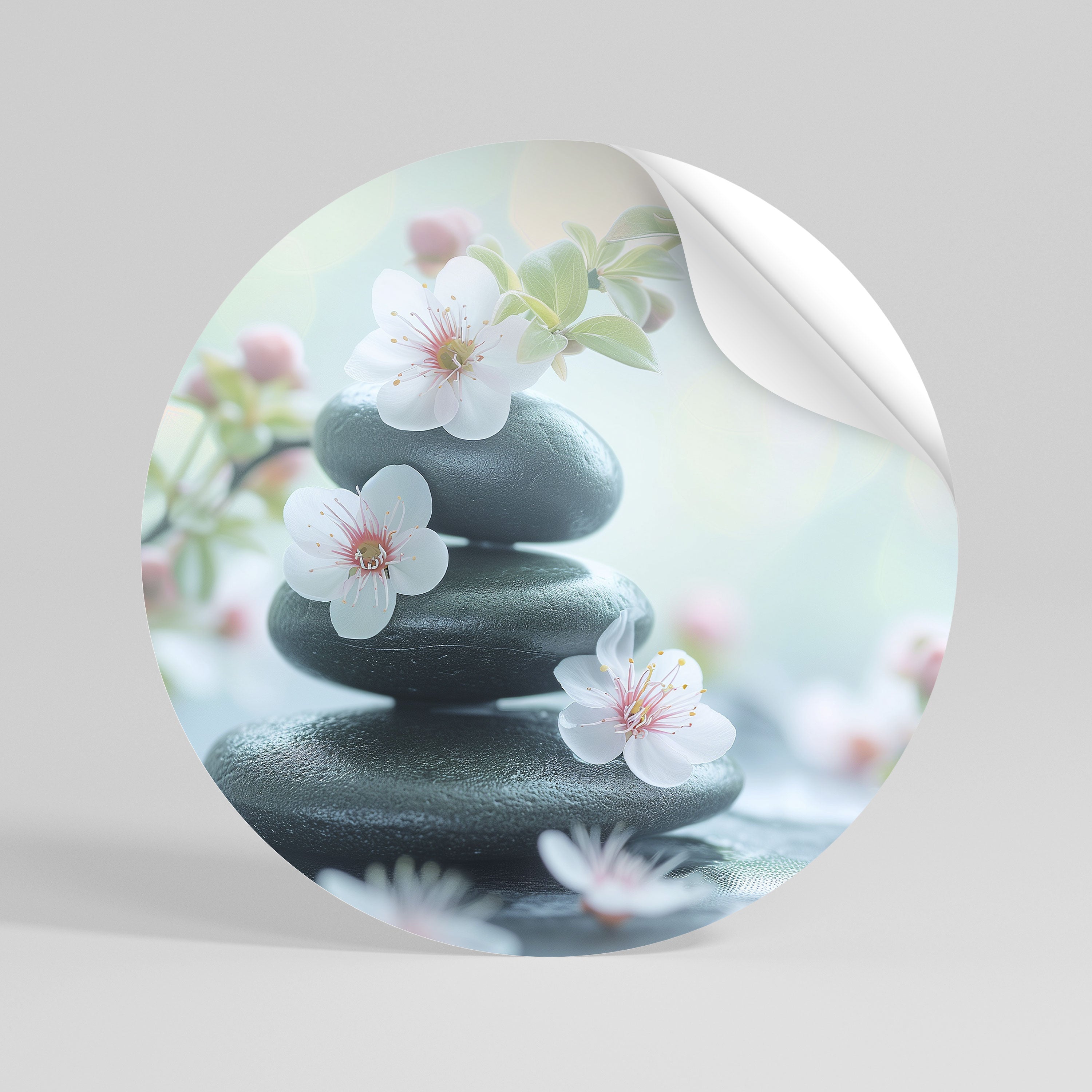 MINDFUL MOMENTS Vinilo adhesivo redondo
