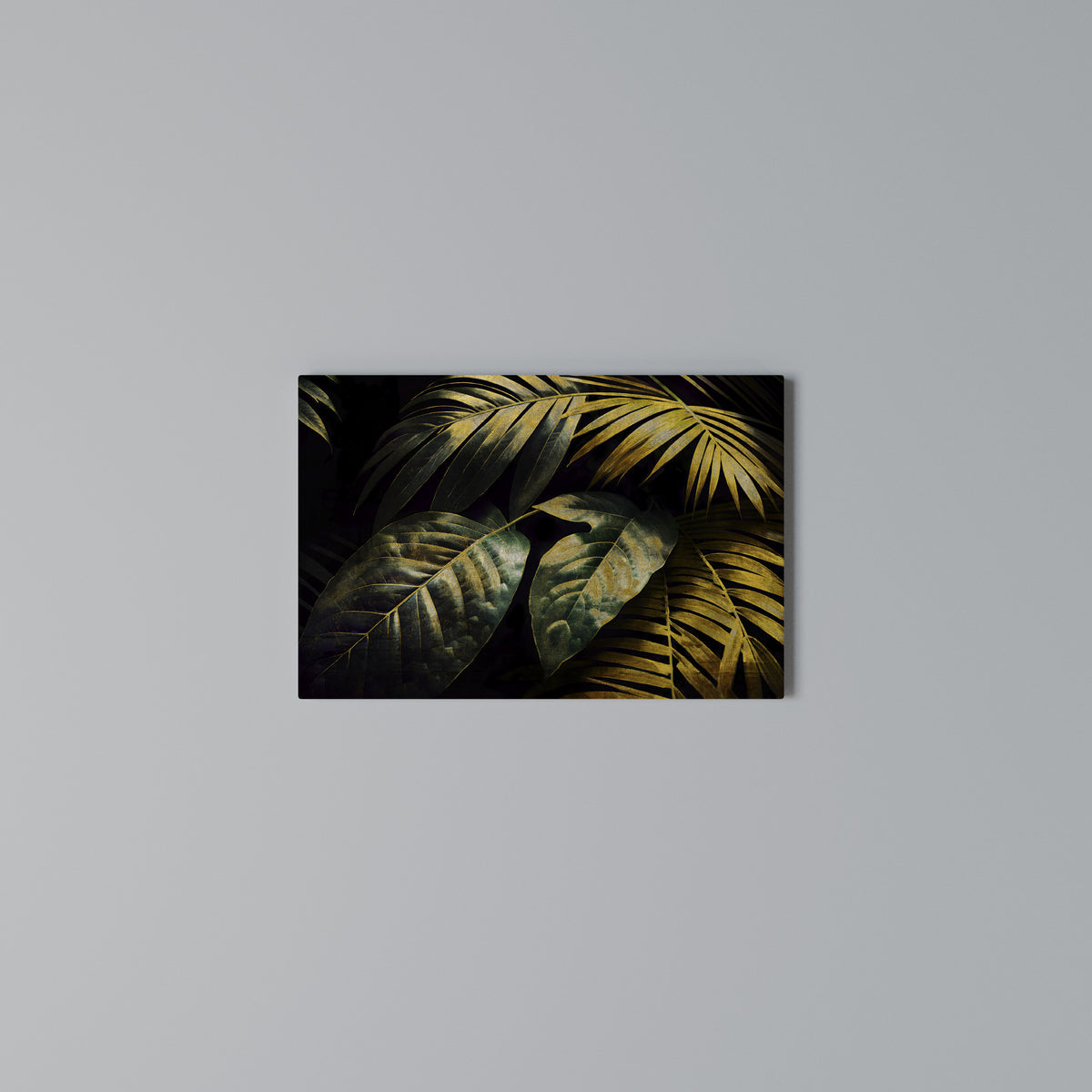 ENIGMATIC FOLIAGE TWILIGHT Cuadro en lienzo horizontal