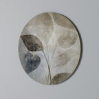 SERENE BOTANICAL HARMONY Round Wall Art