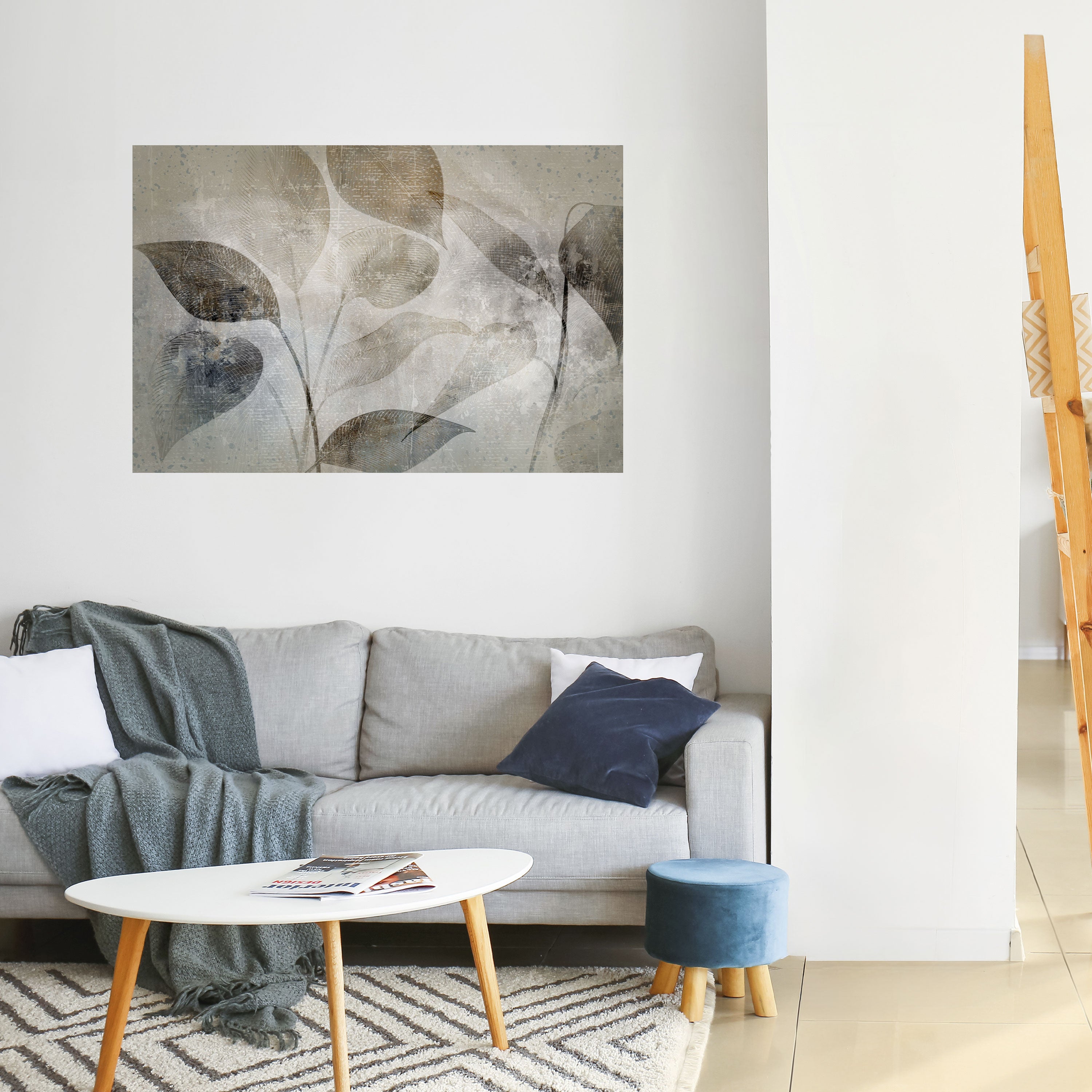 Póster horizontal autoadhesivo SERENE BOTÁNICA ARMONÍA