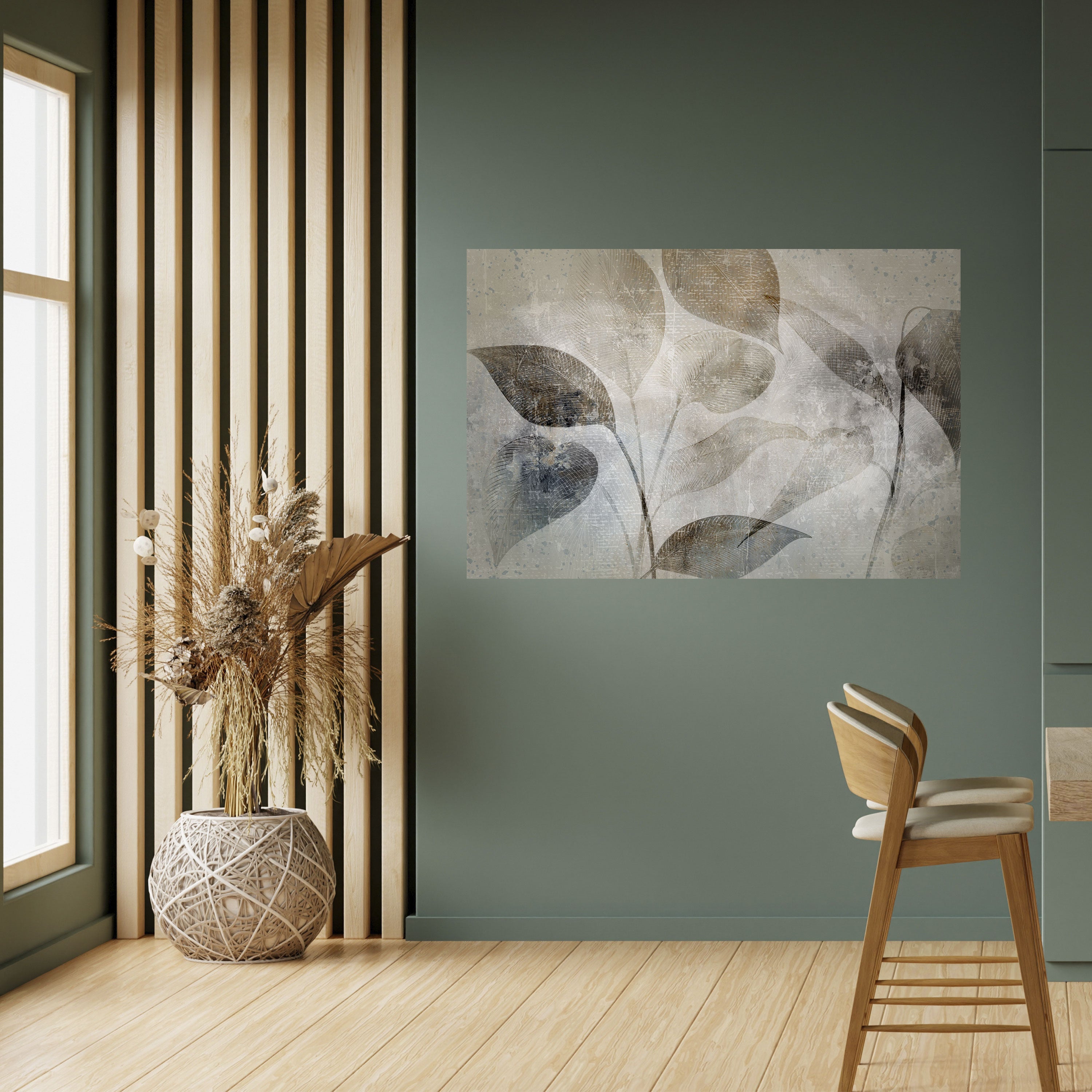 Póster horizontal autoadhesivo SERENE BOTÁNICA ARMONÍA