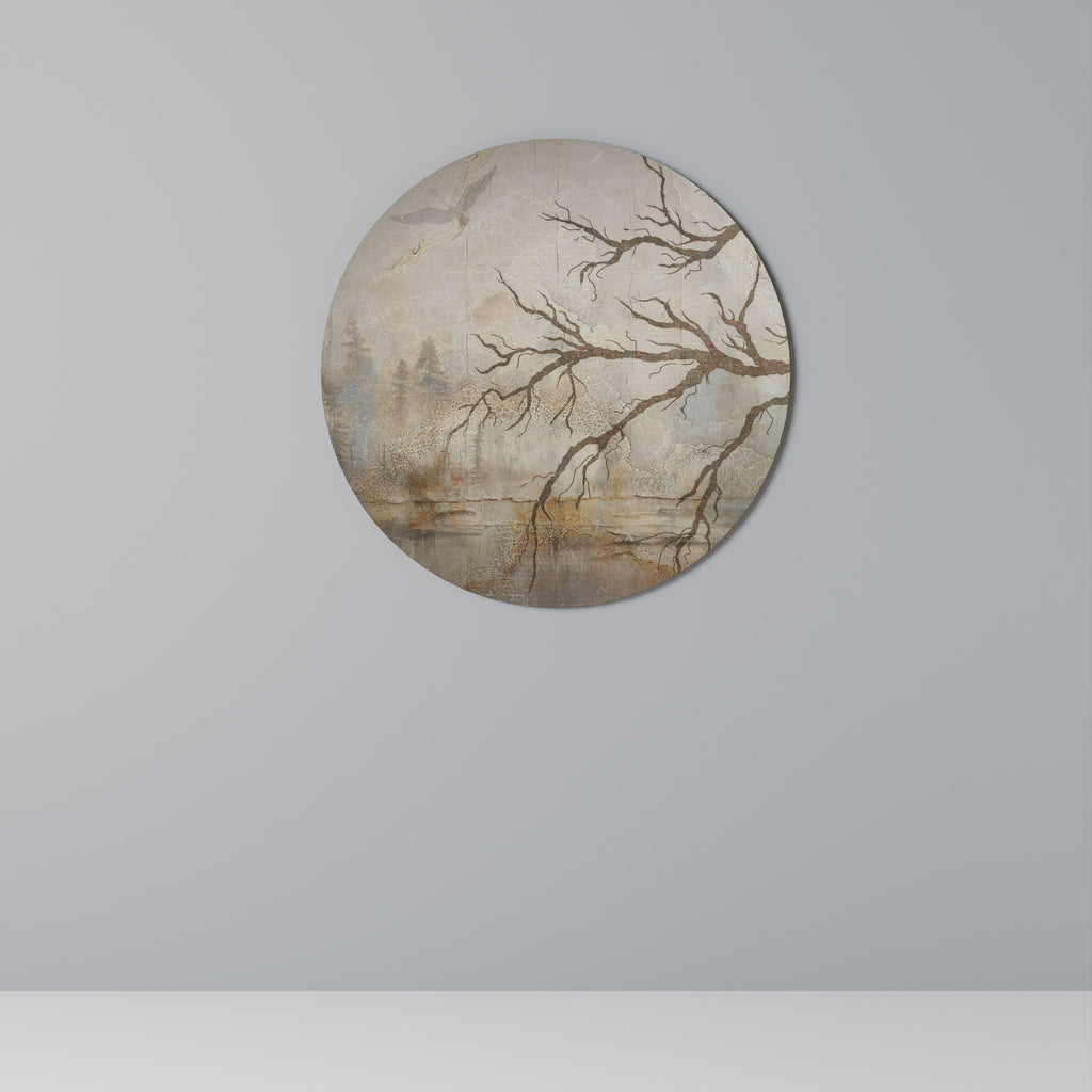 FLIGHT OF FANTASY Round Wall Art