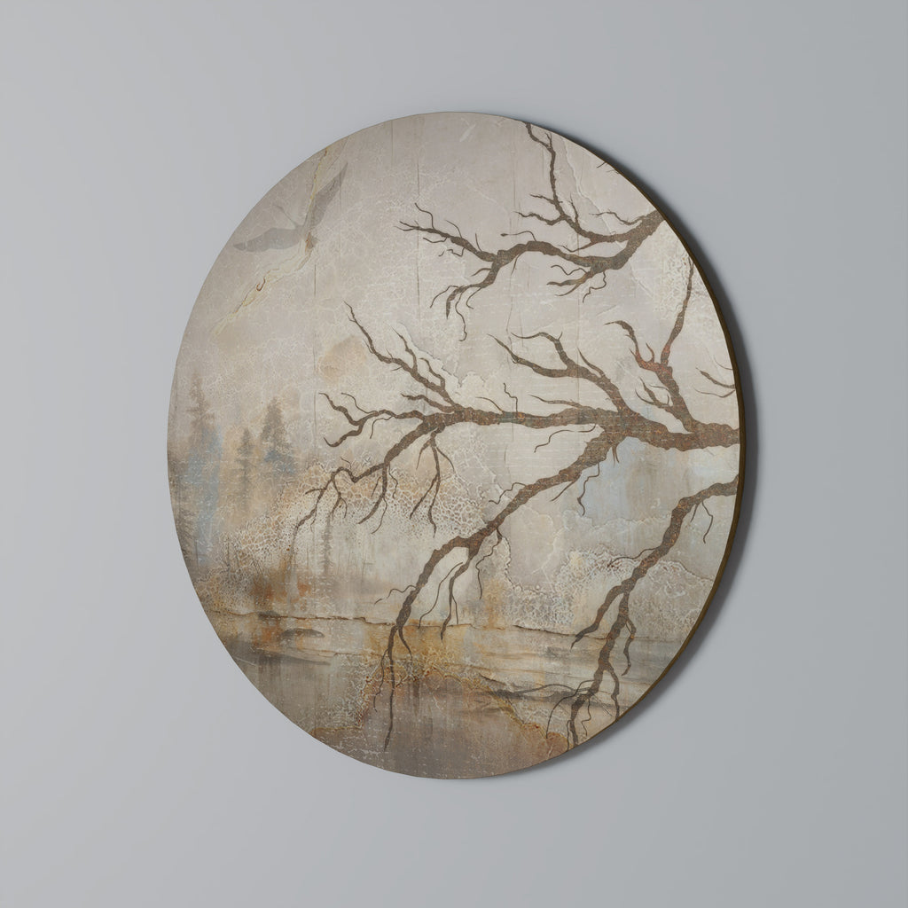 FLIGHT OF FANTASY Round Wall Art