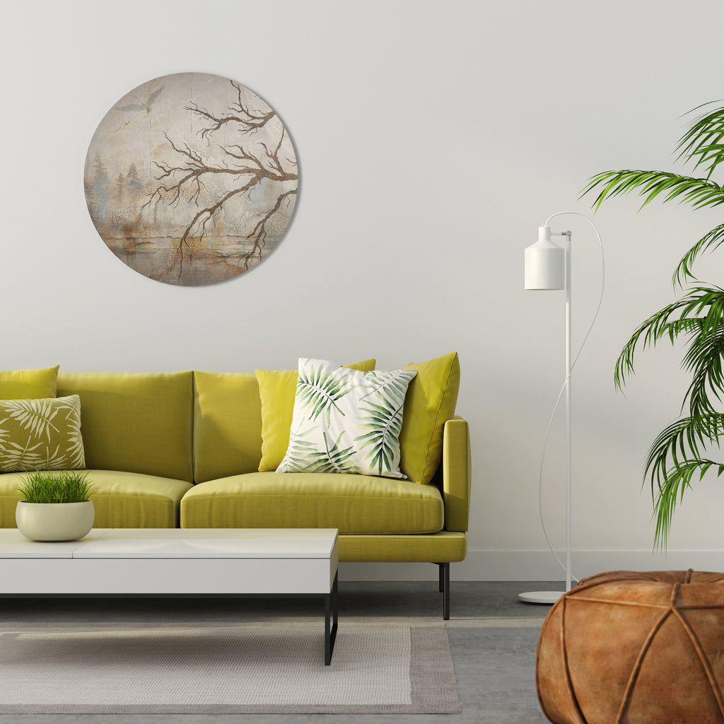 FLIGHT OF FANTASY Round Wall Art