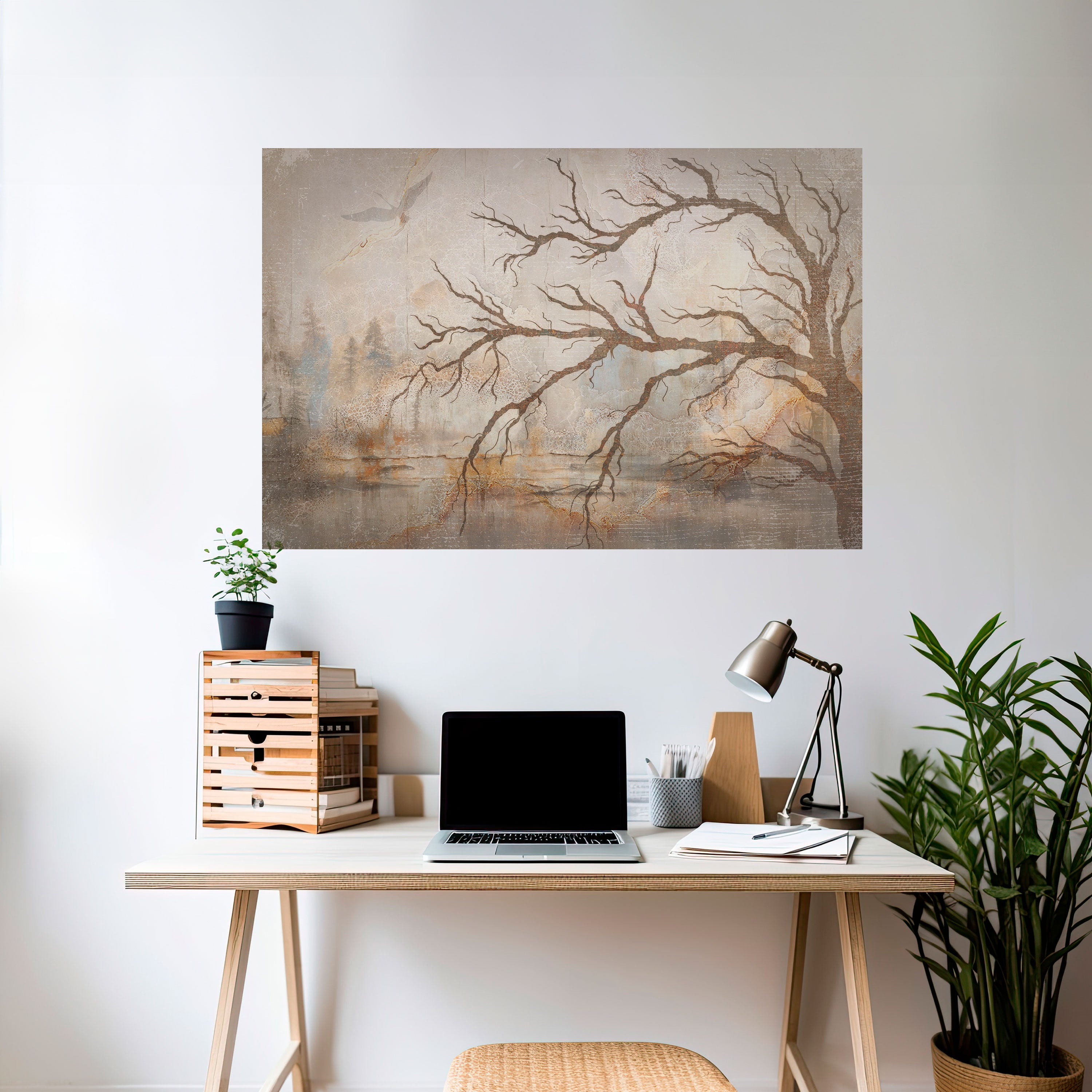 Póster horizontal autoadhesivo VUELO DE FANTASÍA