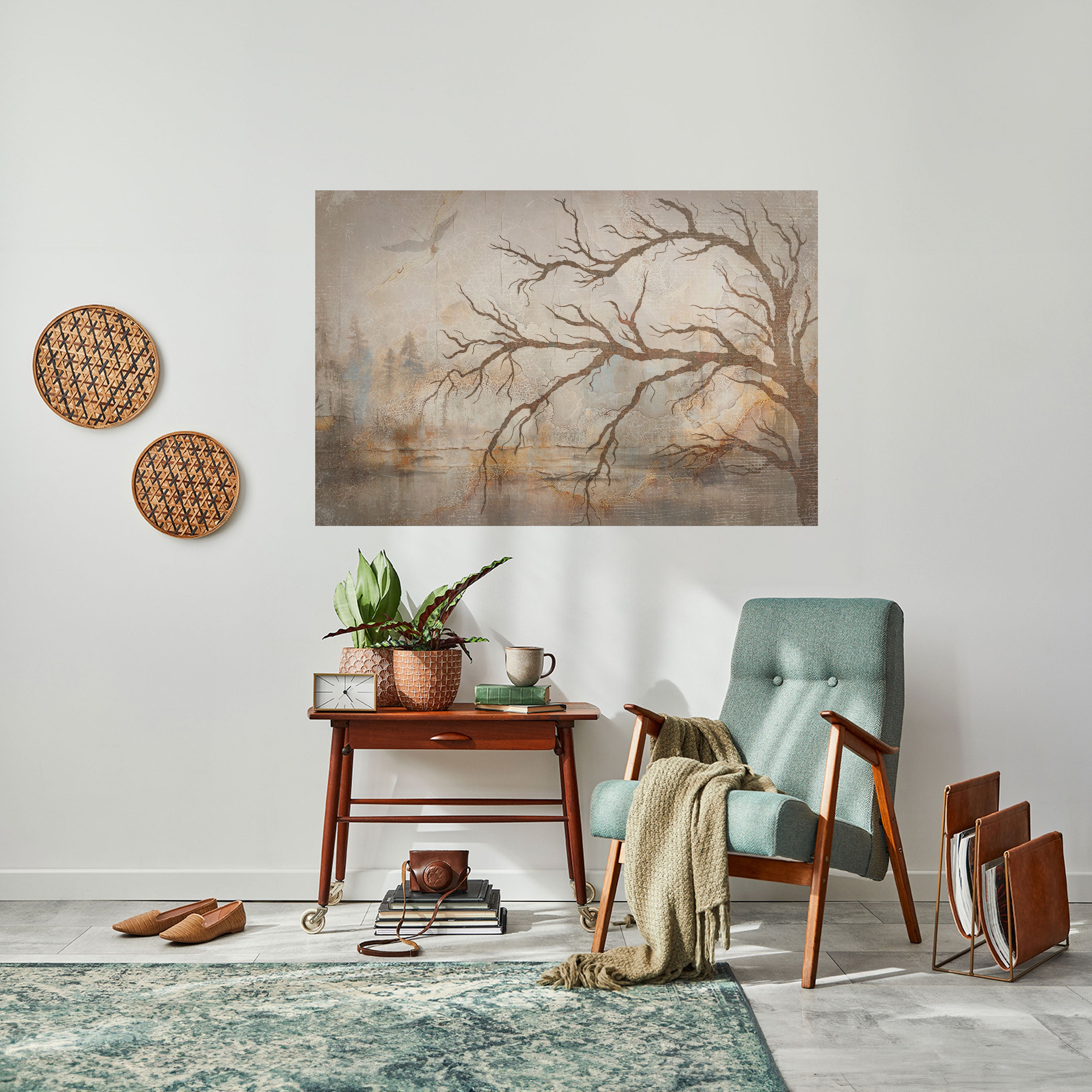 Póster horizontal autoadhesivo VUELO DE FANTASÍA