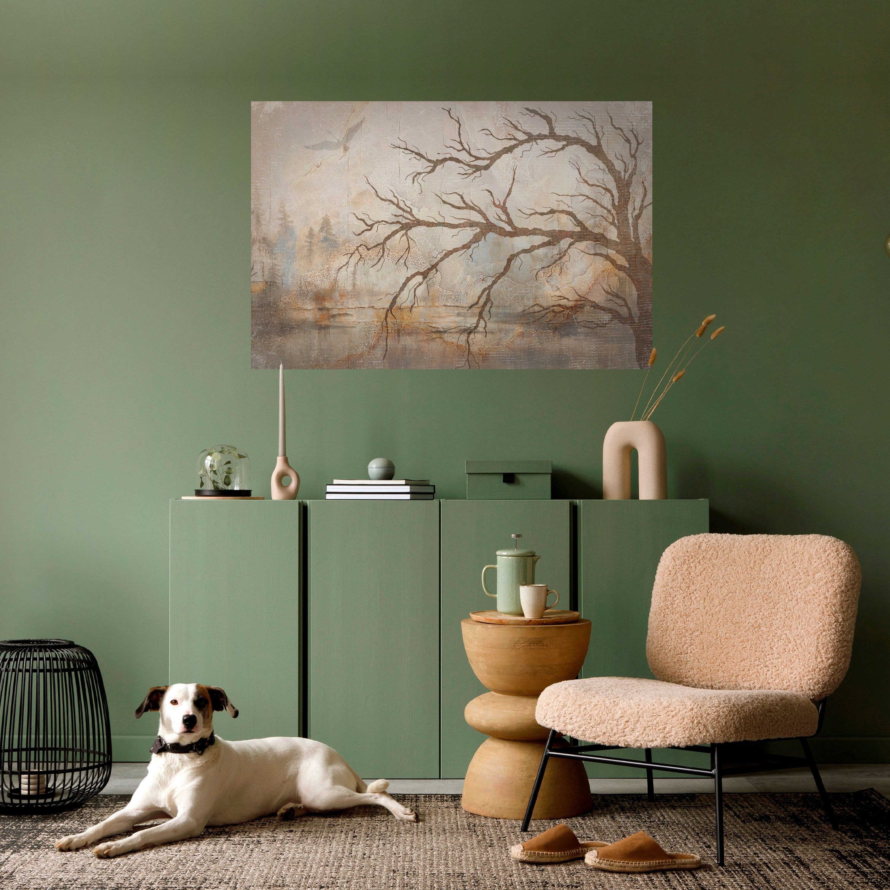 Póster horizontal autoadhesivo VUELO DE FANTASÍA