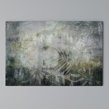 HARMONY IN GREENERY Cuadro en lienzo horizontal