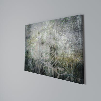 HARMONY IN GREENERY Cuadro en lienzo horizontal