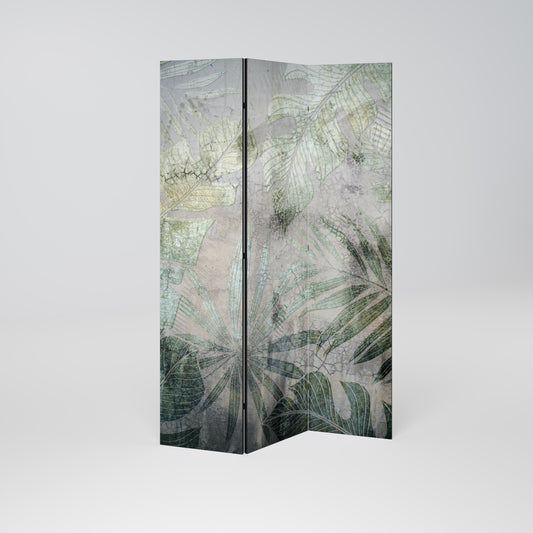 HARMONY IN GREENERY Biombo de 3 paneles