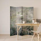 HARMONY IN GREENERY 4-Panel Room Divider