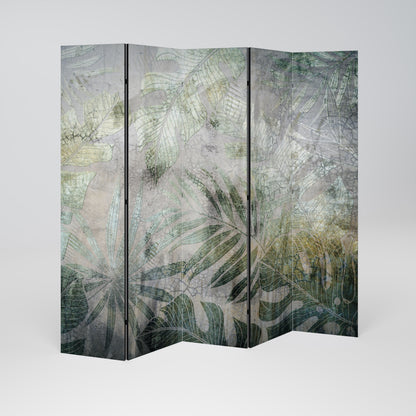HARMONY IN GREENERY Biombo de 5 paneles