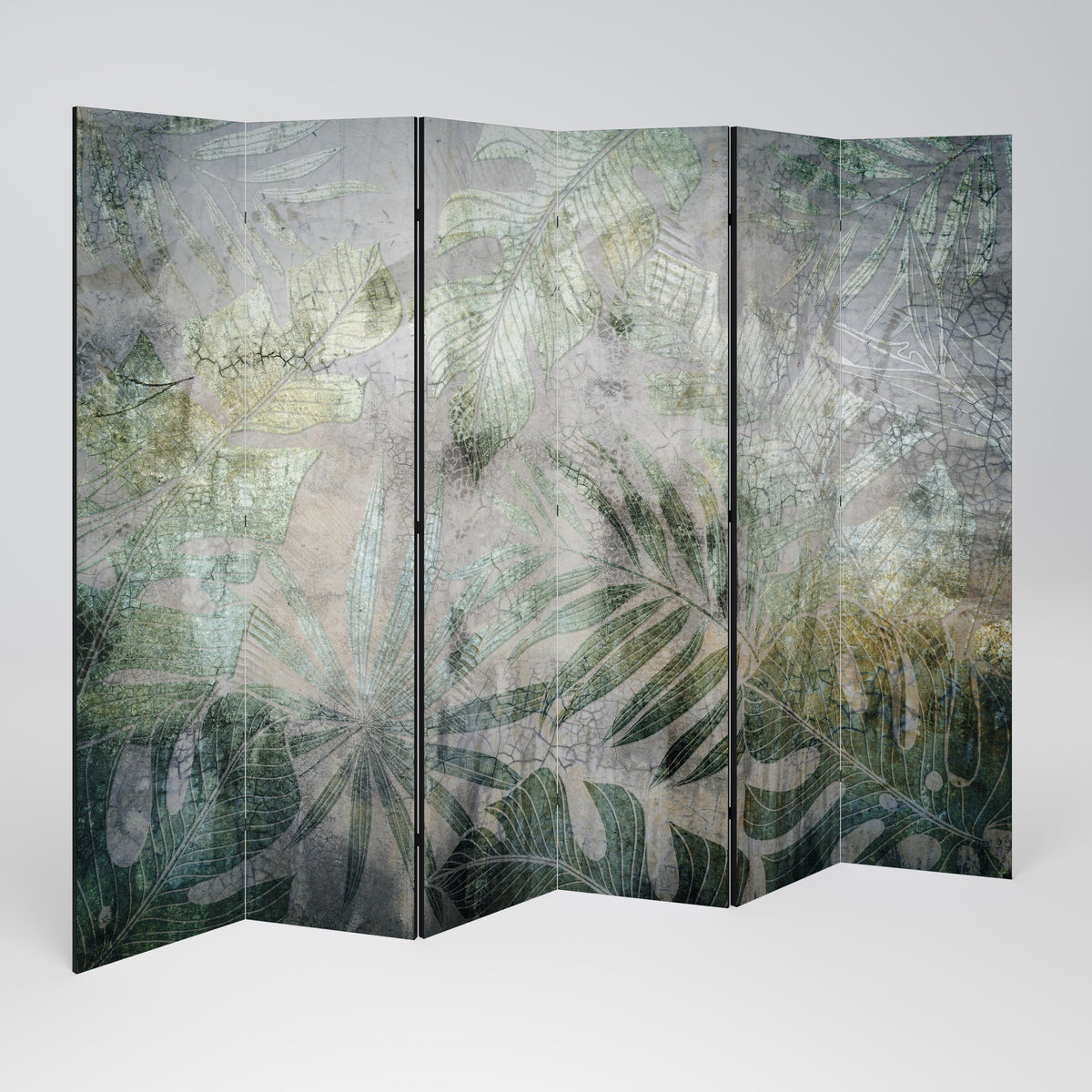 HARMONY IN GREENERY Biombo de 6 paneles