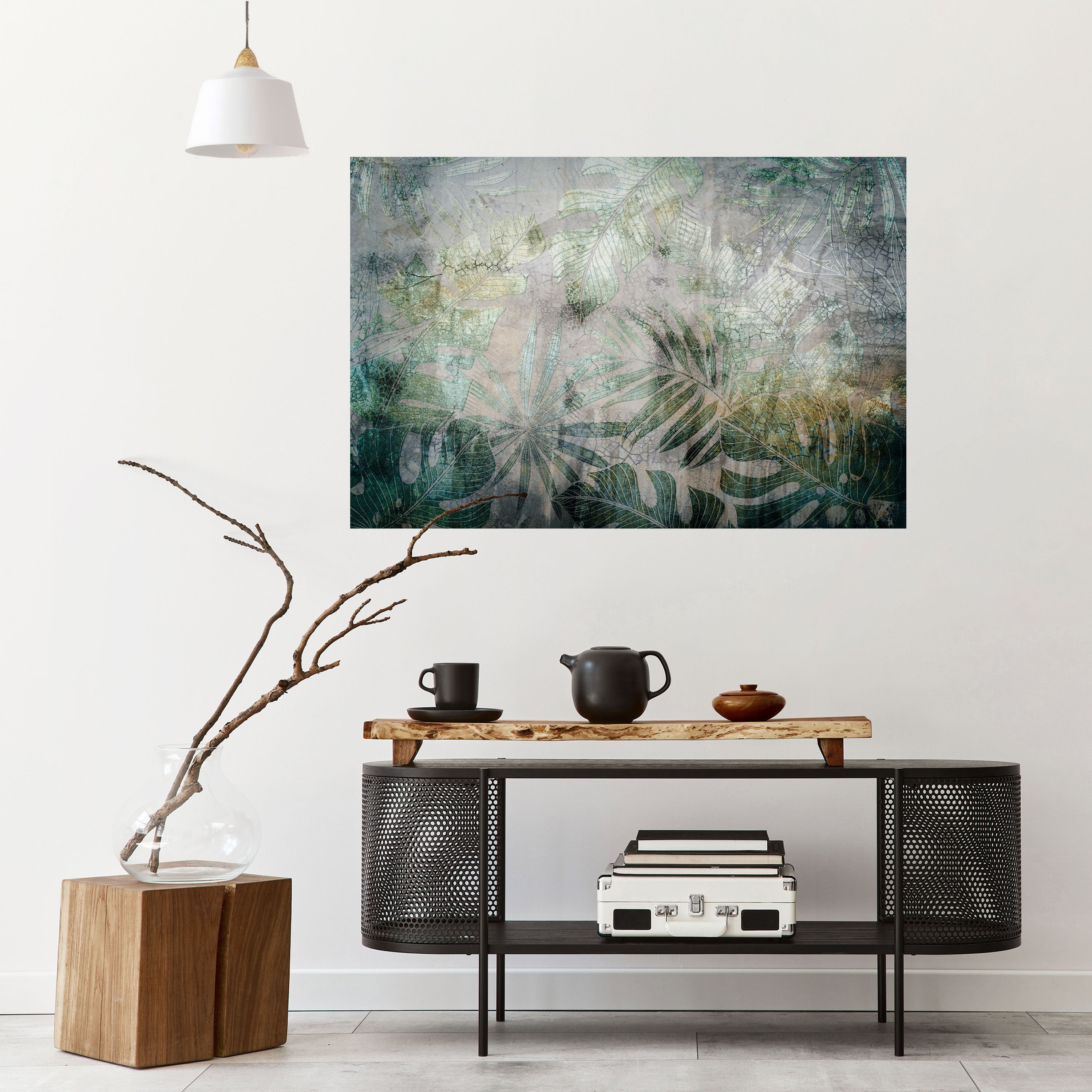 Póster horizontal autoadhesivo "ARMONÍA EN EL VERDEO"