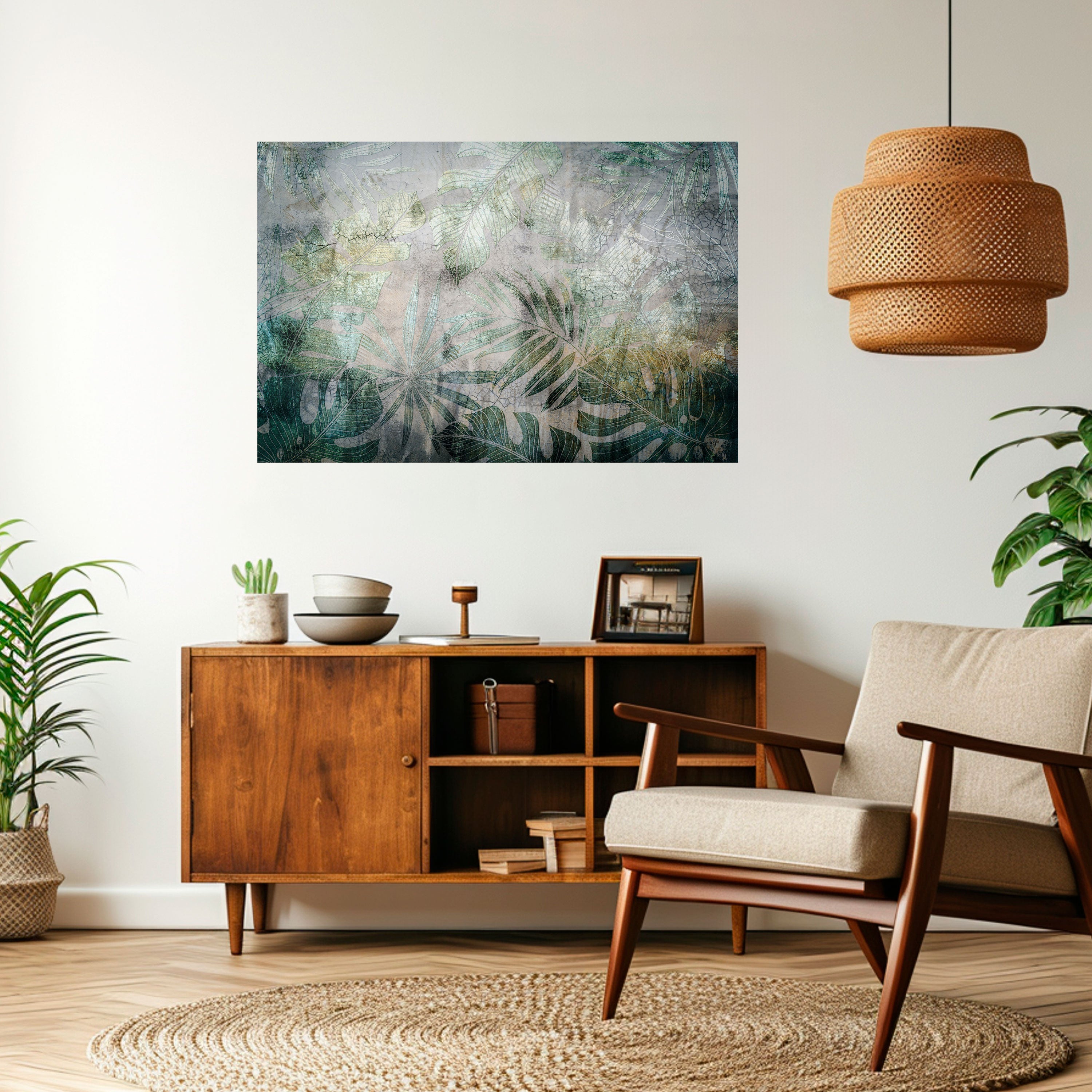 Póster horizontal autoadhesivo "ARMONÍA EN EL VERDEO"