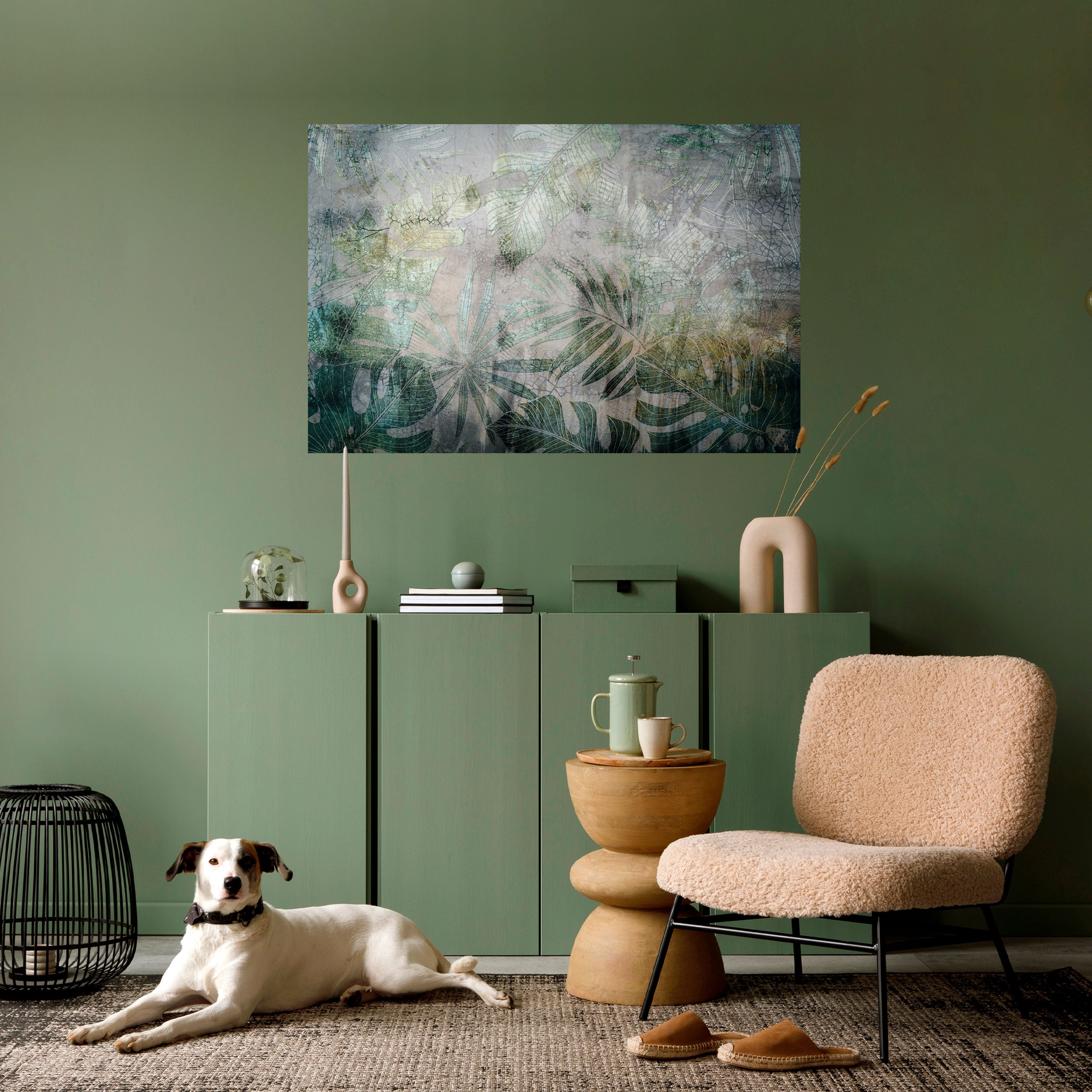 Póster horizontal autoadhesivo "ARMONÍA EN EL VERDEO"