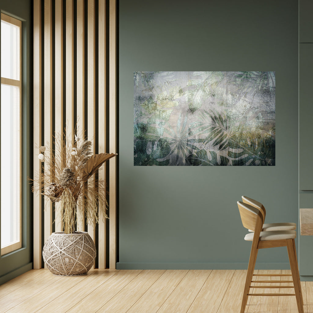 HARMONY IN GREENERY Peel and Stick Horizontal Poster