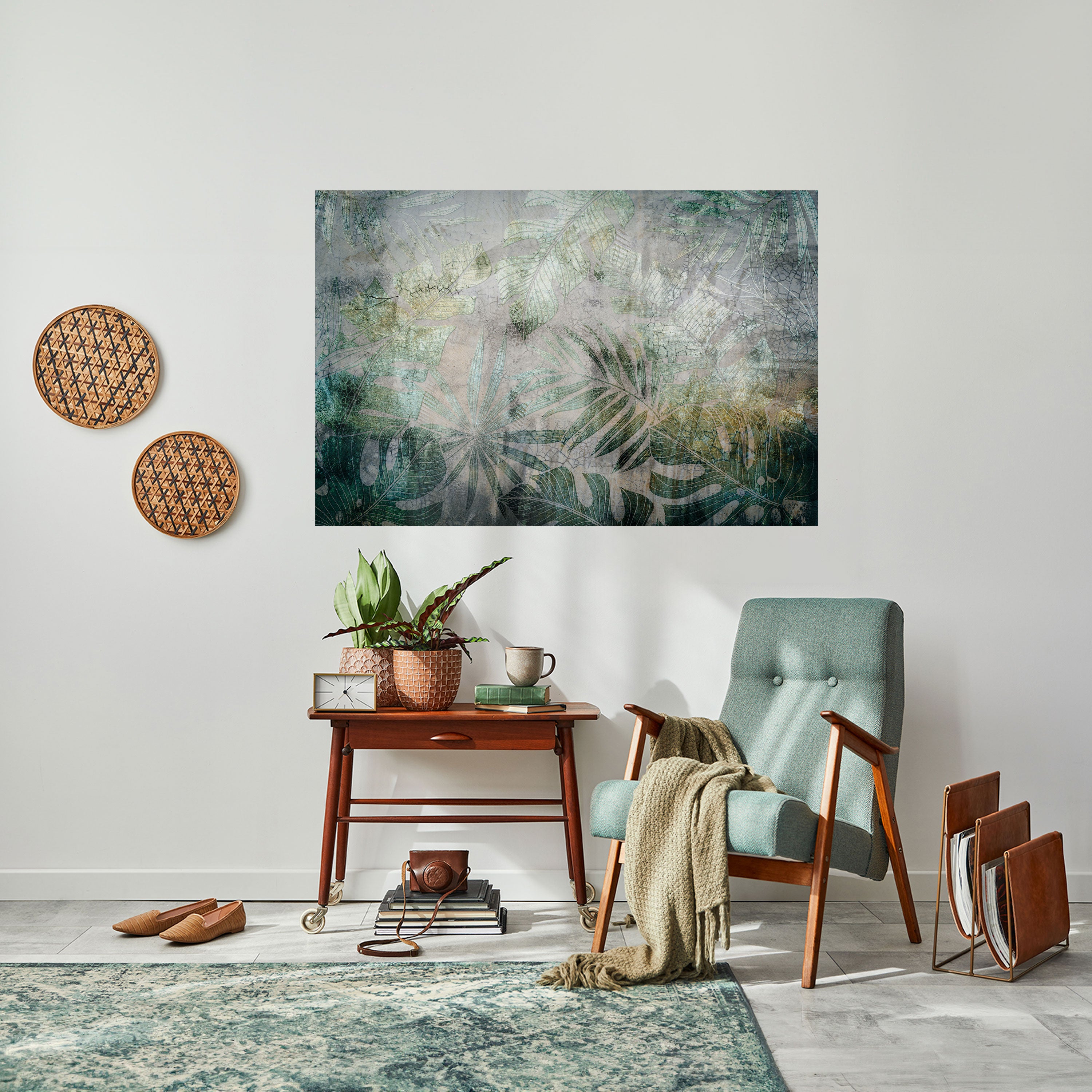 Póster horizontal autoadhesivo "ARMONÍA EN EL VERDEO"